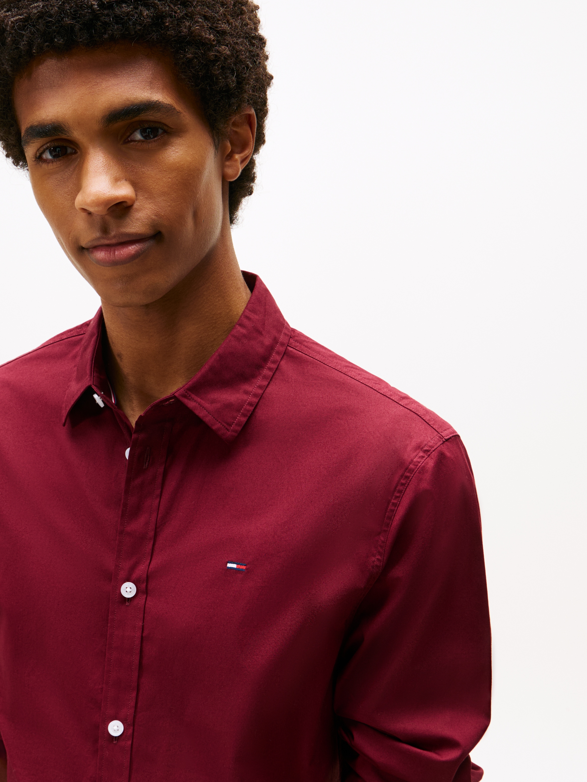 Tommy Jeans Langarmhemd »Sabim Stretch Hemd Shirt«, Stretch Hemd, Premium, Slim Fit, mit Elasthan