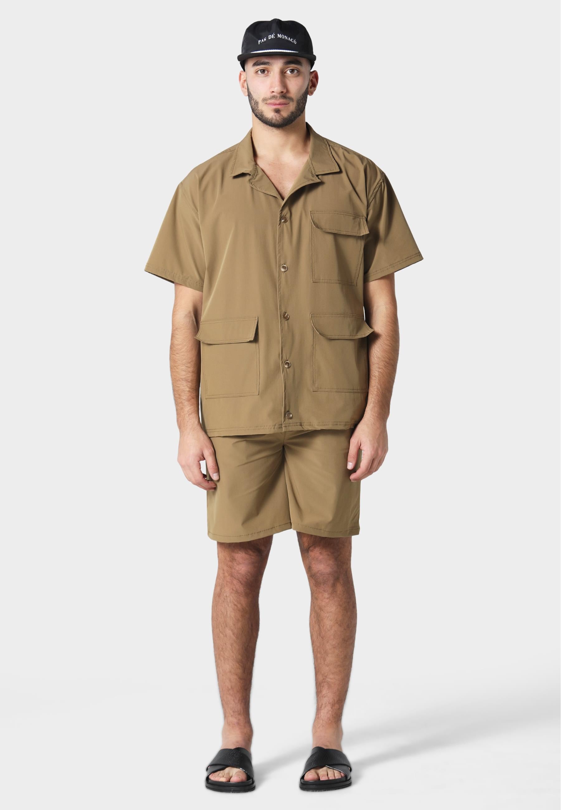 Pas De Monaco Shorts »Pas De Monaco UTILITY SHIRT«, (1 tlg.)