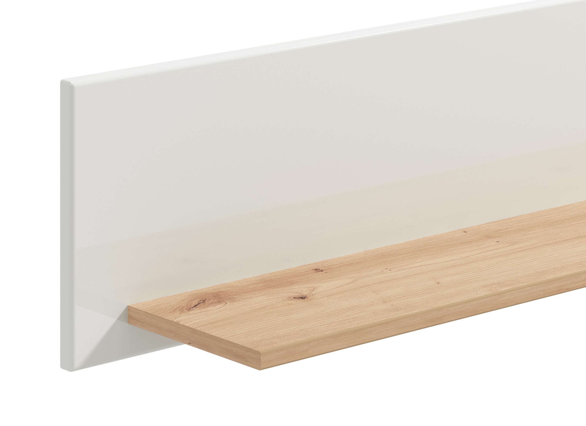INOSIGN Wohnzimmer-Set »Bretagna Wohnwand, Mediawand, Anbauwand, TV-Wand, Breite 302 cm«, (Komplett-Set, 4 St.), Set besteht aus 2 Vitrinen, TV-Board und Wandregal, in Artisan Eiche