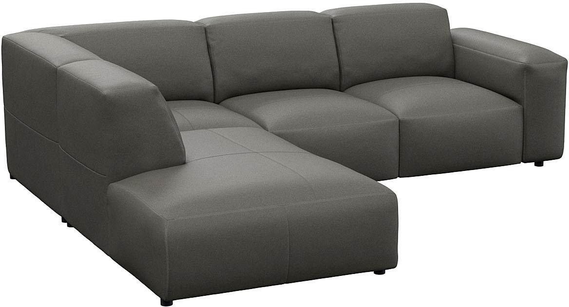 FLEXLUX Ecksofa "Lucera, super bequem durch hochwertigen Sitzaufbau mit Kal günstig online kaufen