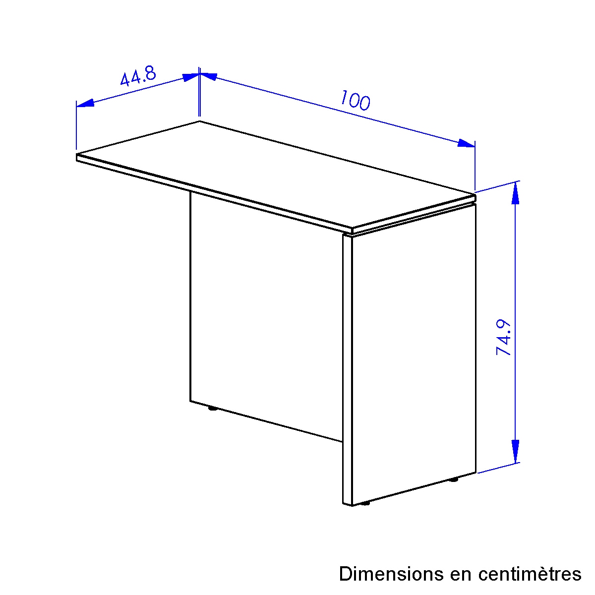 Gami Tischelement »ARCADE«, (1 St.), Element für Schreibtisch geeignet