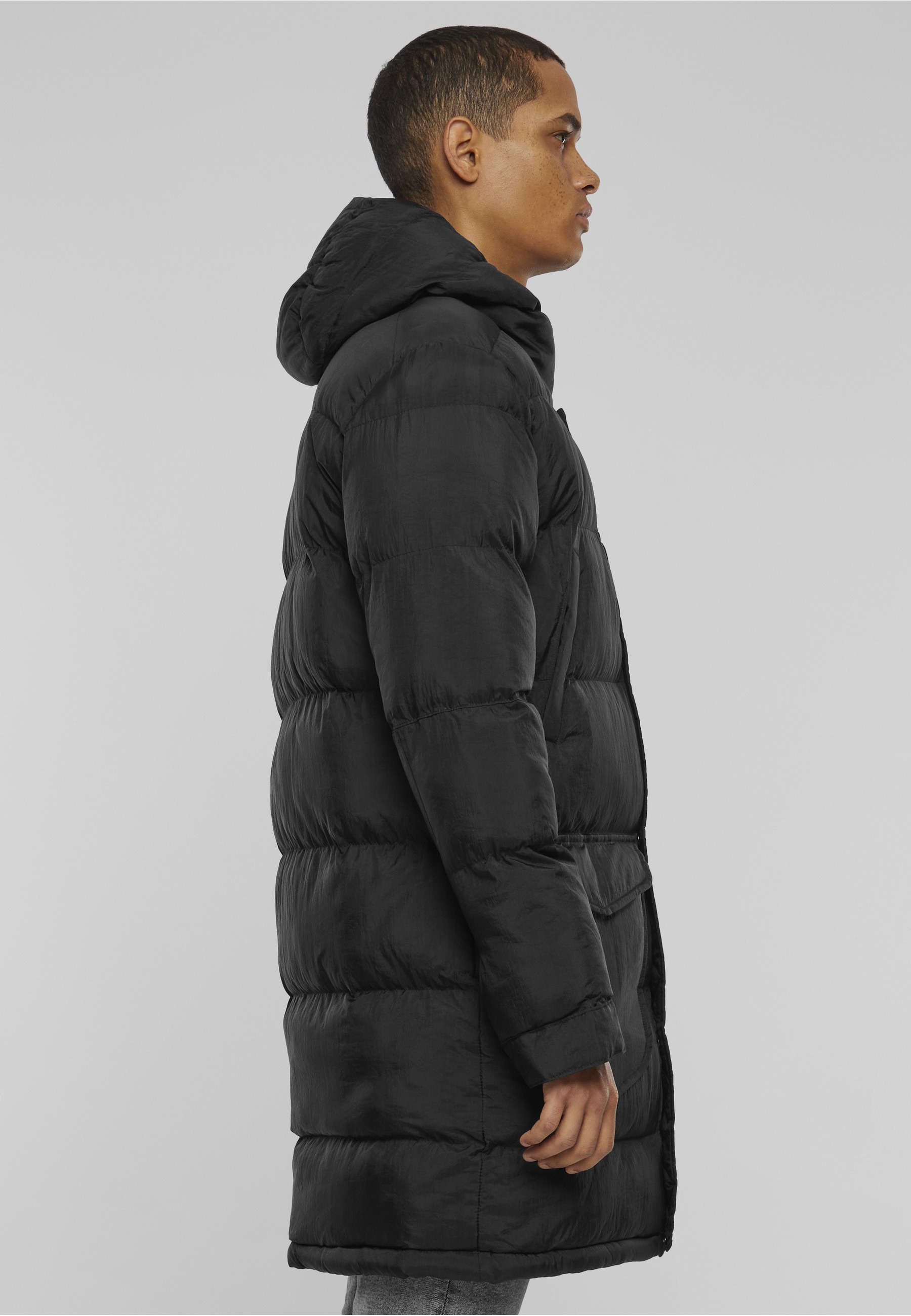 2Y Premium Winterjacke »2Y Premium Herren 2Y Long Puffer Jacket« 1 Stk. tlg. mit Kapuze