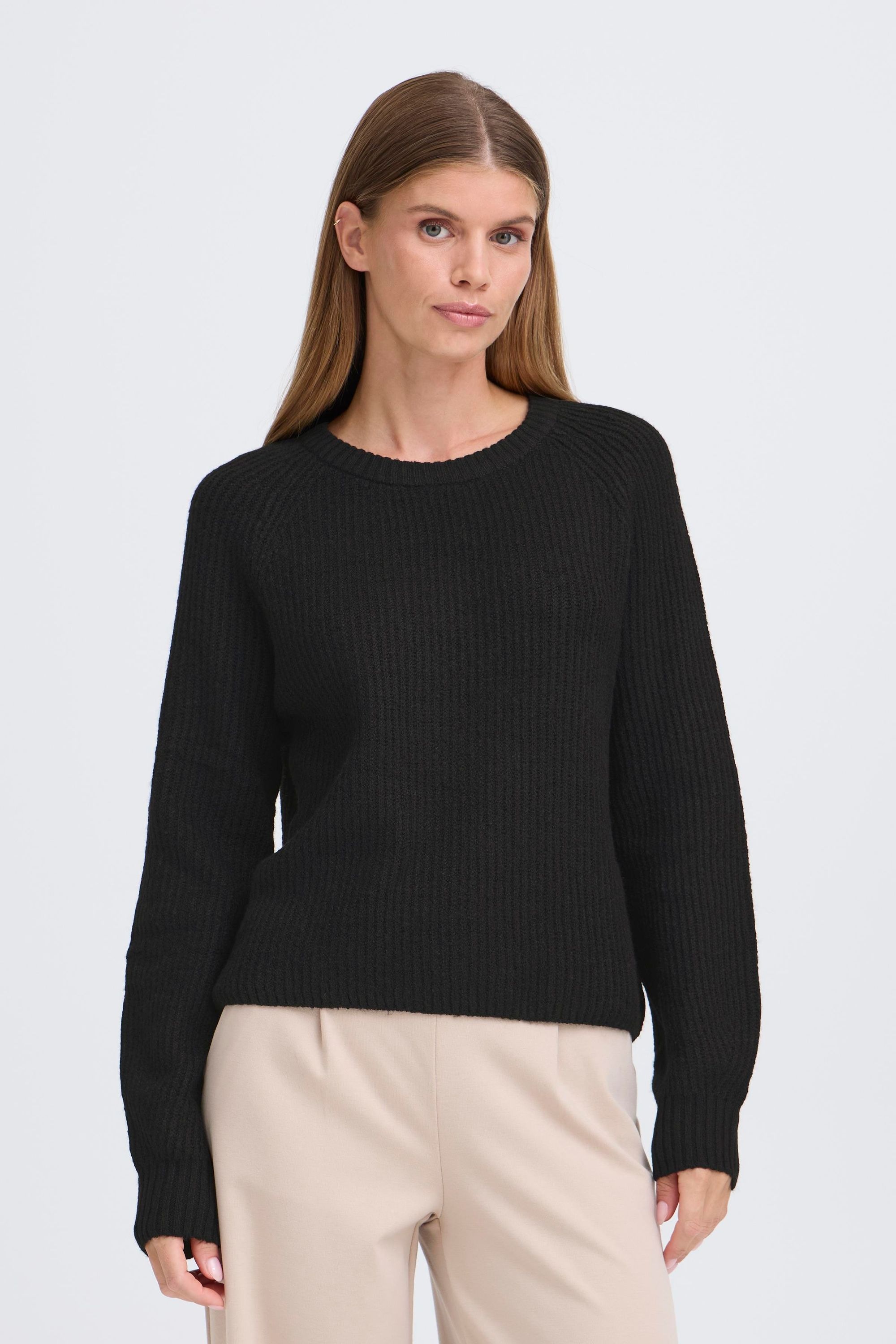 OXMO Strickfleece-Pullover »Strickpullover OXIFANSI«