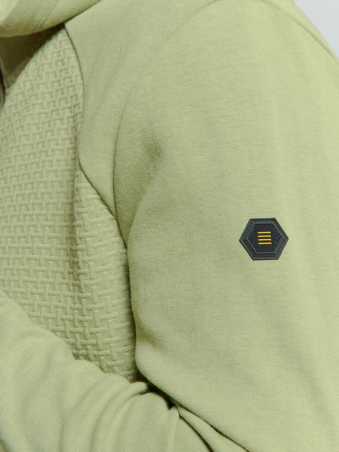 NO EXCESS Sweater »No Excess Jacquard-Kapuzenweste Pullover«