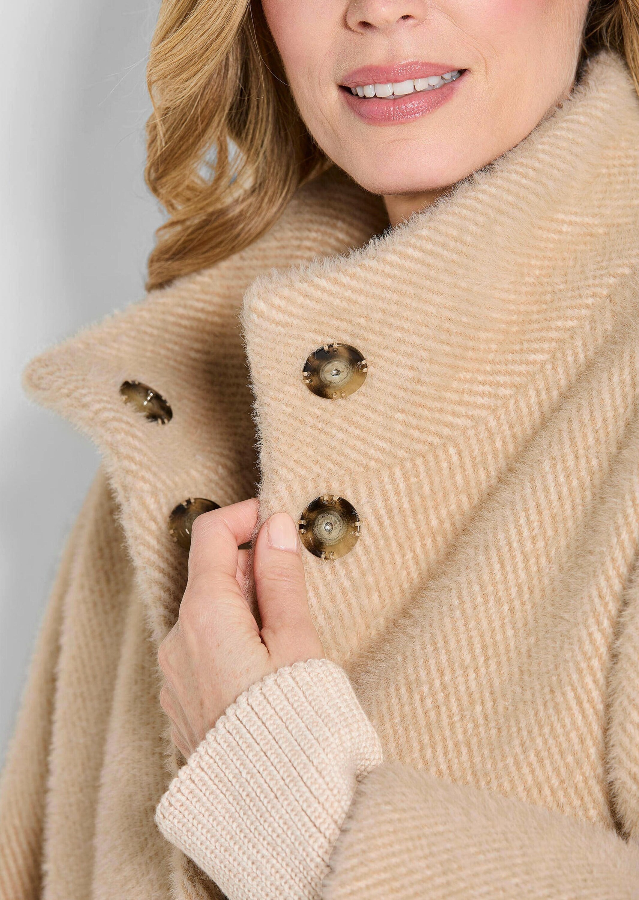 GOLDNER Kurzjacke »Modische Jacke mit Strickbündchen«