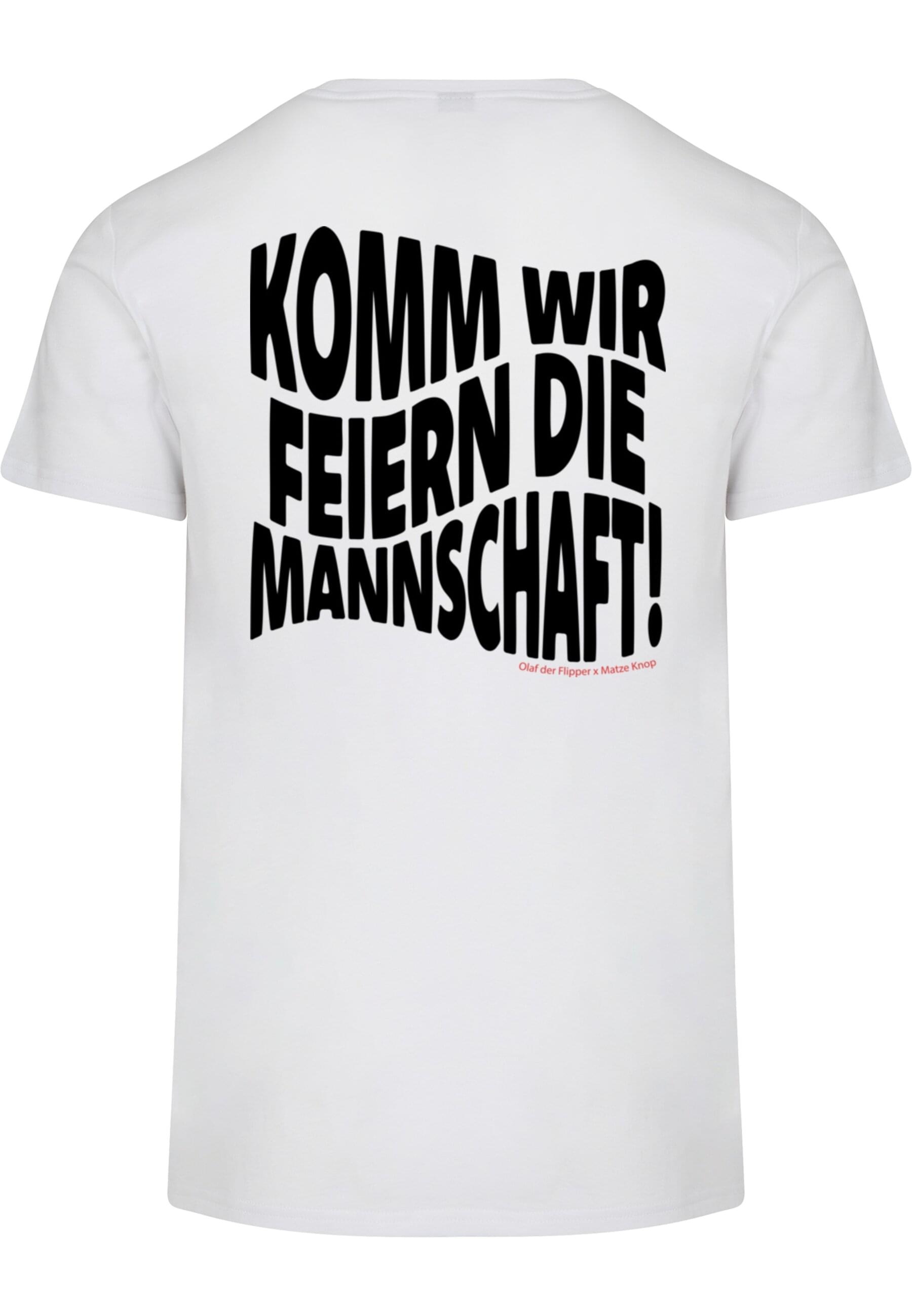 Merchcode T-Shirt "Merchcode Die Flippers - Wir Feiern Die Mannschaft Basic günstig online kaufen