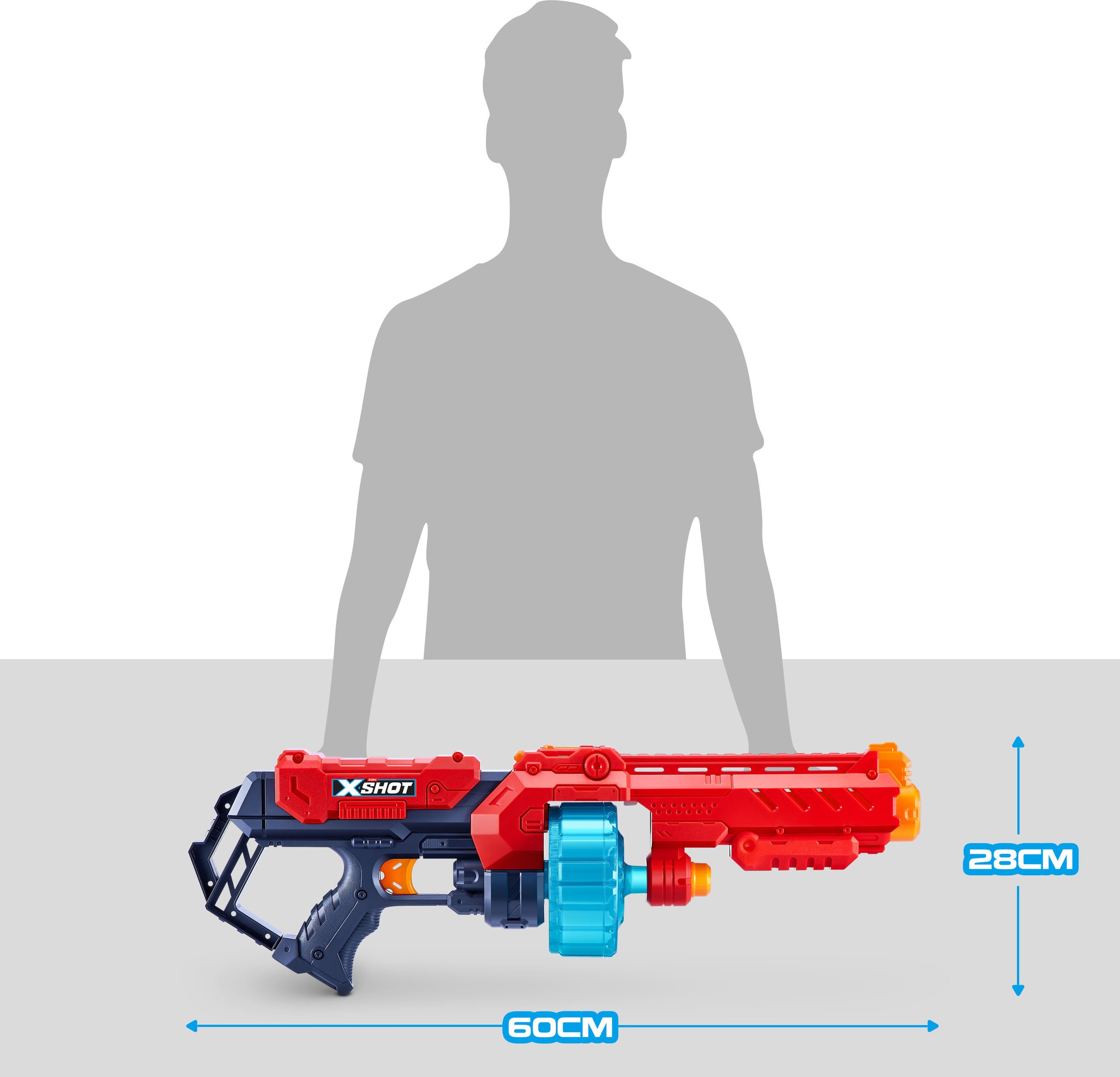 XSHOT Blaster »XSHOT, Excel Turbo Fire Blaster mit Darts«