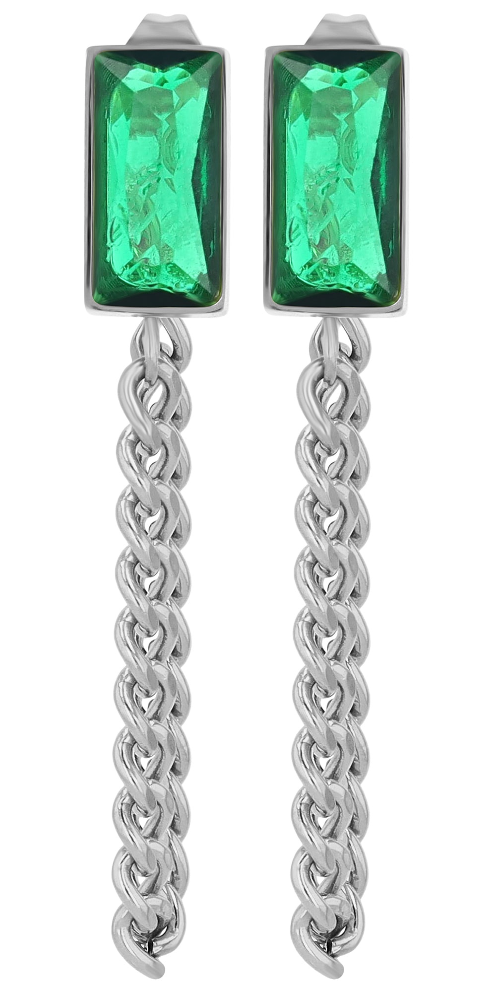 Adelia´s Paar Ohrhänger "Damen Ohrringe – Ohrstecker aus Edelstahl" Eine sc günstig online kaufen