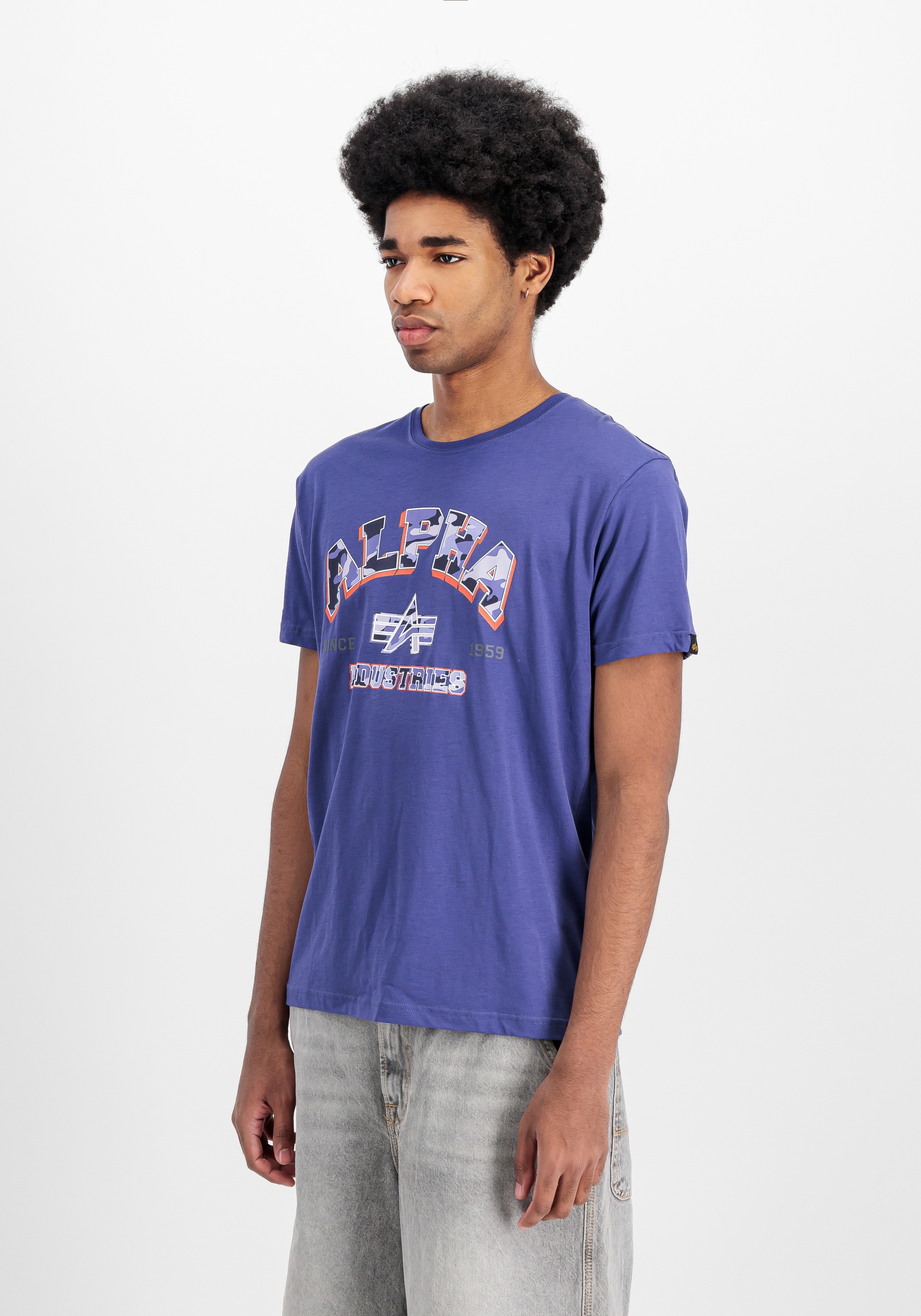 Alpha Industries T-Shirt »Alpha Industries Men - T-Shirts College Camo T-Shirt«