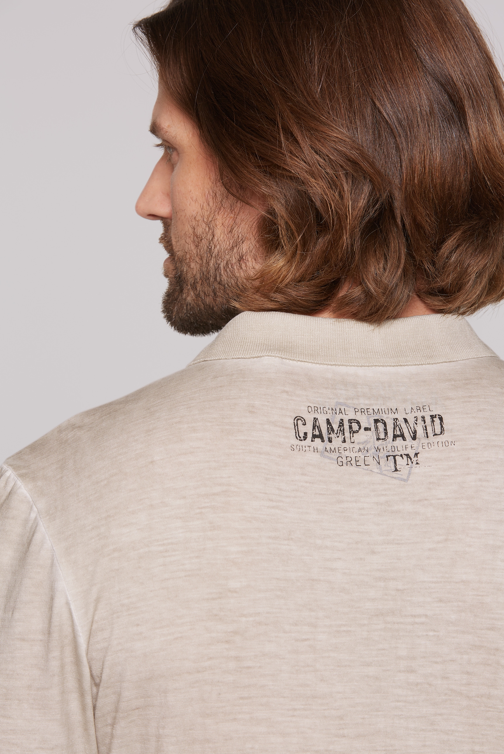 CAMP DAVID Poloshirt, aus Baumwolle