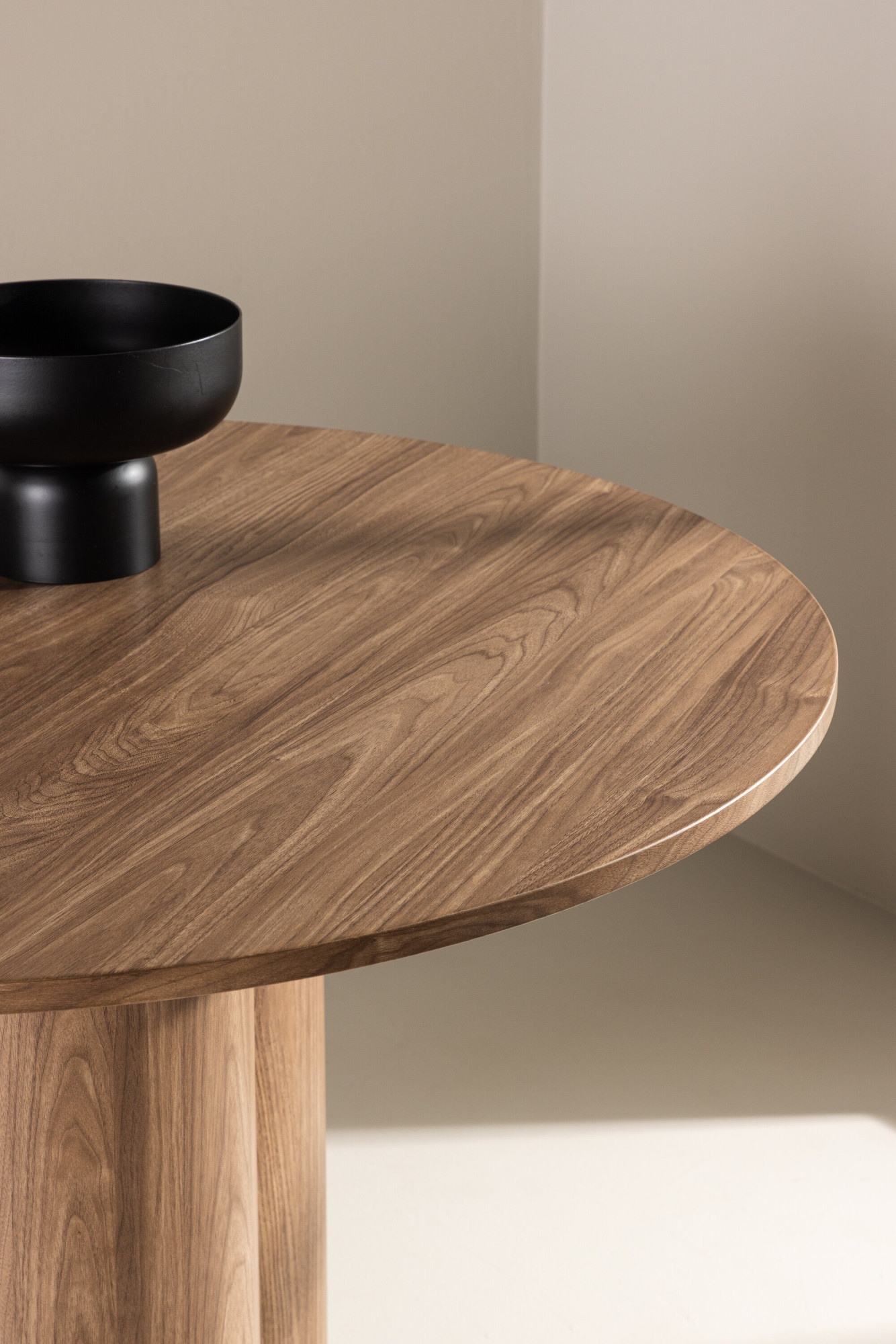 Venture Home Esstisch »Olivia, runder Esstisch, einladend, Ø 110 cm« Esszimmertisch, MDF, rund, einheitlich, gesellig, einladend