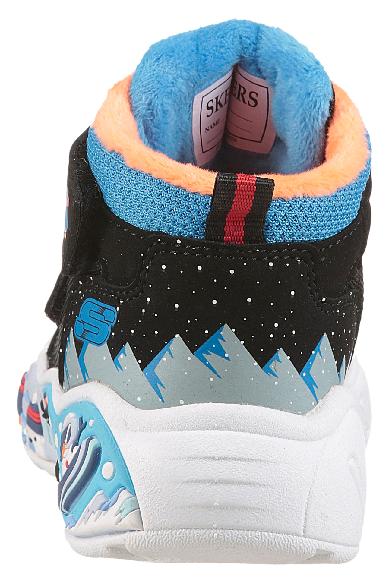 Skechers Winterstiefel »PLAY SCENE«, Klettboots mit Warmfutter, Größenschablone zum Download