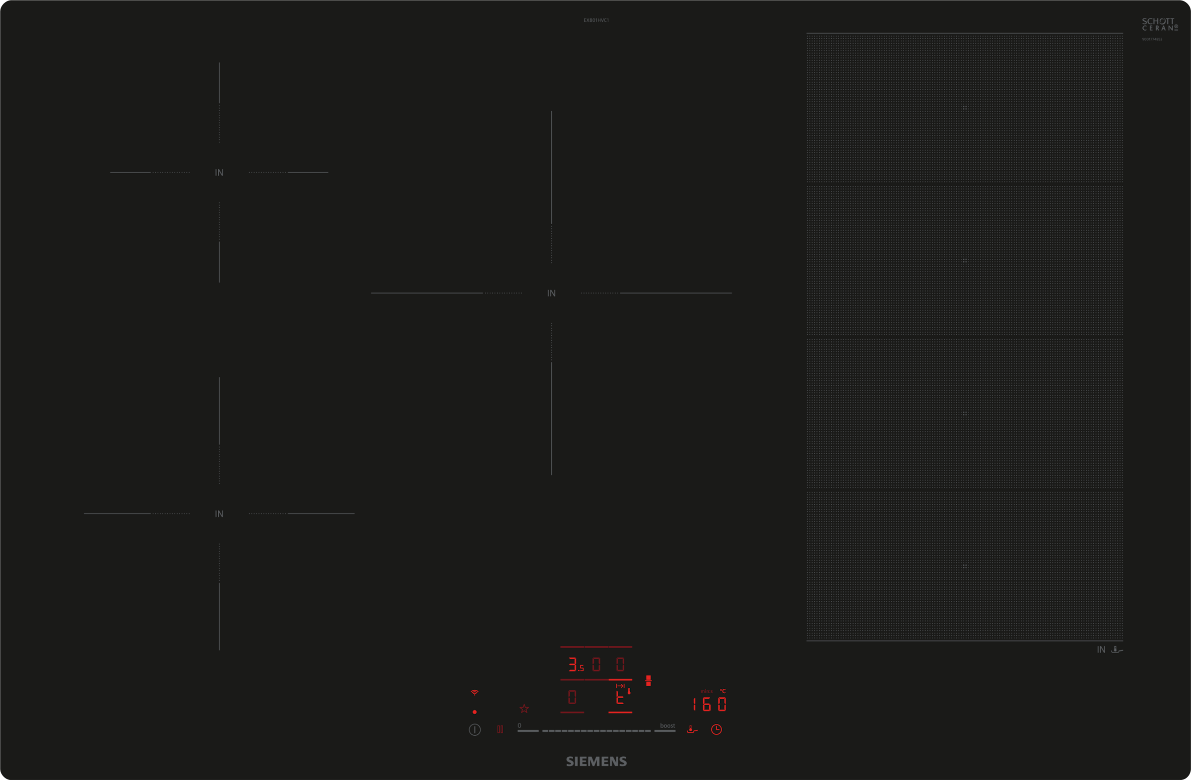 SIEMENS Induktions-Kochfeld "EX801HVC1E" Mehr Flexibilität beim Kochen dank günstig online kaufen
