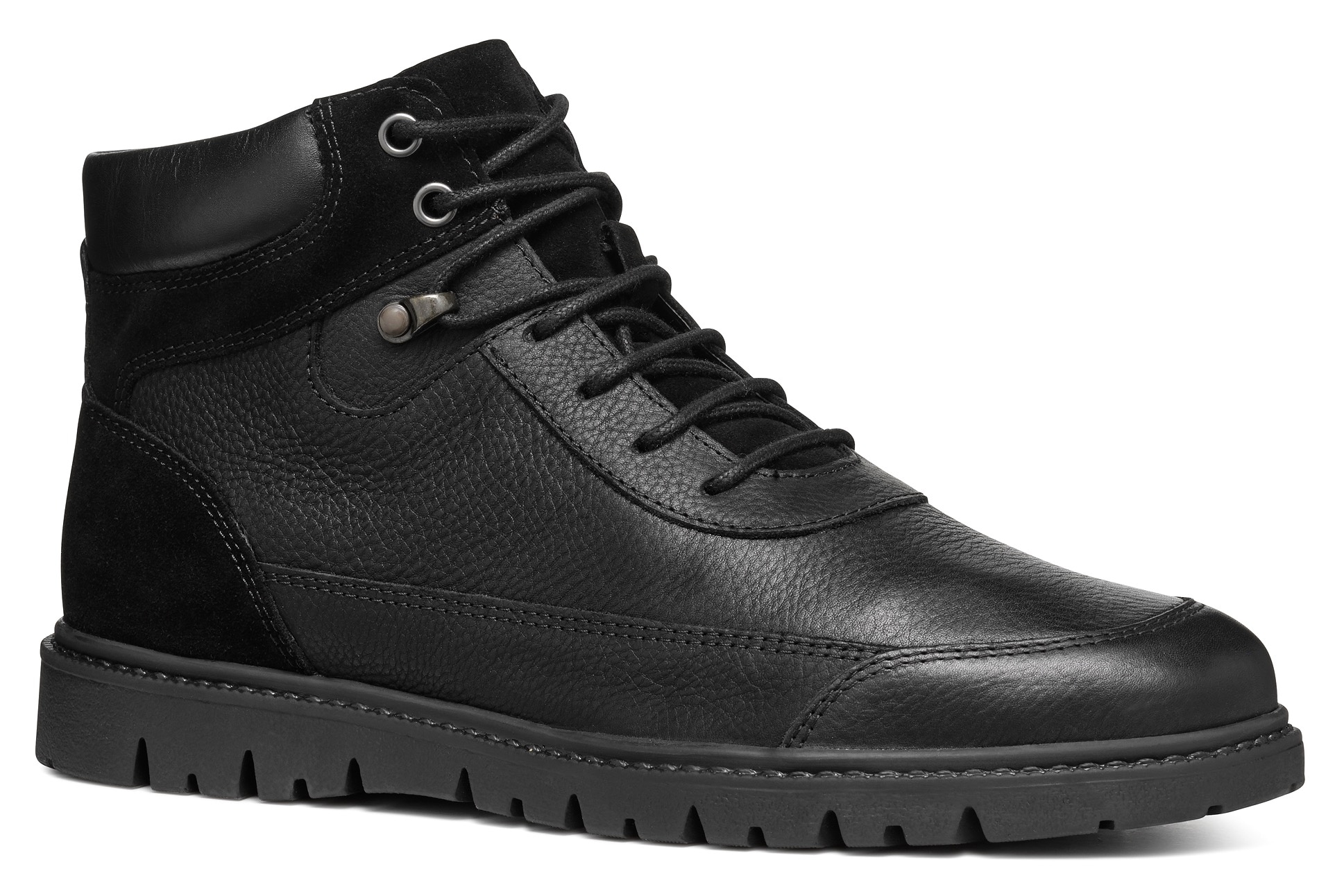 Geox Schnürboots »U GHIACCIAIO A«, Worker Boots, Schnürstiefel, Casual Boot mit durchgezogener Sohle