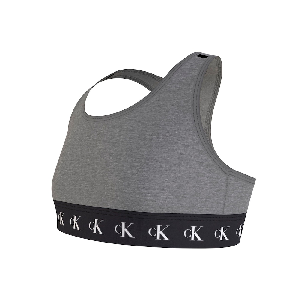 Calvin Klein Bralette »2PK BRALETTE«, (Packung, 2 tlg., 2er-Pack), mit Markenlabel am Bund