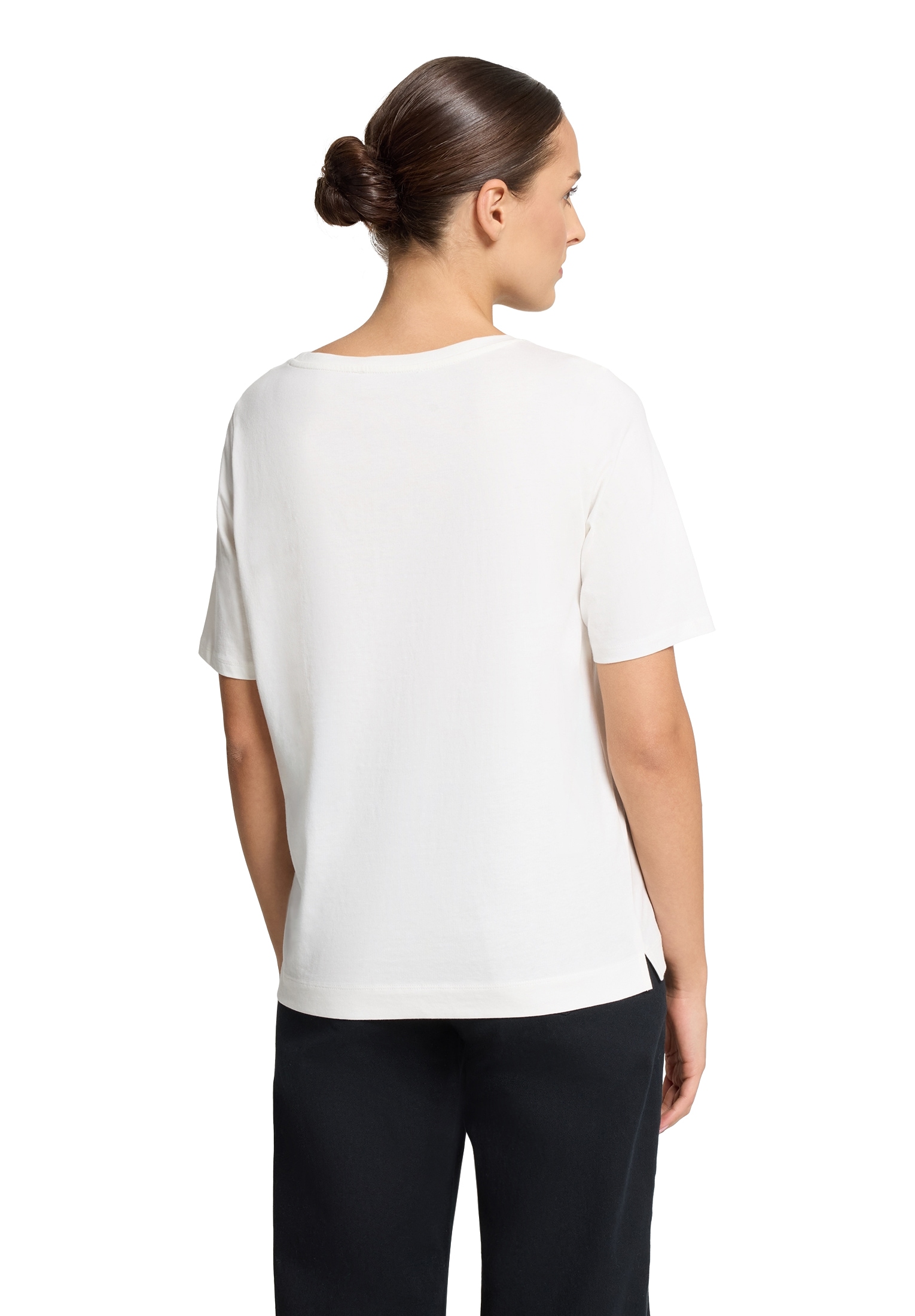 Betty Barclay Kurzarmshirt »Betty Barclay Damen Basic Shirt mit Placement«, (1 tlg.), Druck