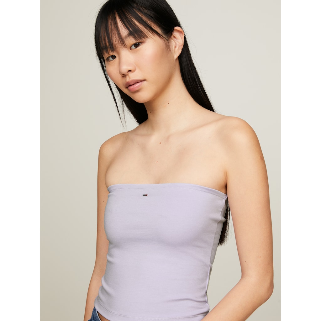 Tommy Jeans Bandeautop »TJW SLIM ESSENTIAL TUBE TOP«, mit Tommy Jeans Logo-Flag