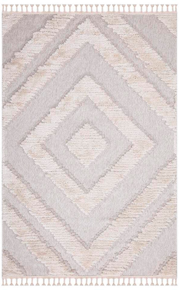 Thumbnail - Carpet City Hochflor-Teppich "Valencia 813", rechteckig, 20 mm Höhe, Läufer, Boho-Stil, 3D-Effekt, Raute, Hoch-Tief-Stru...