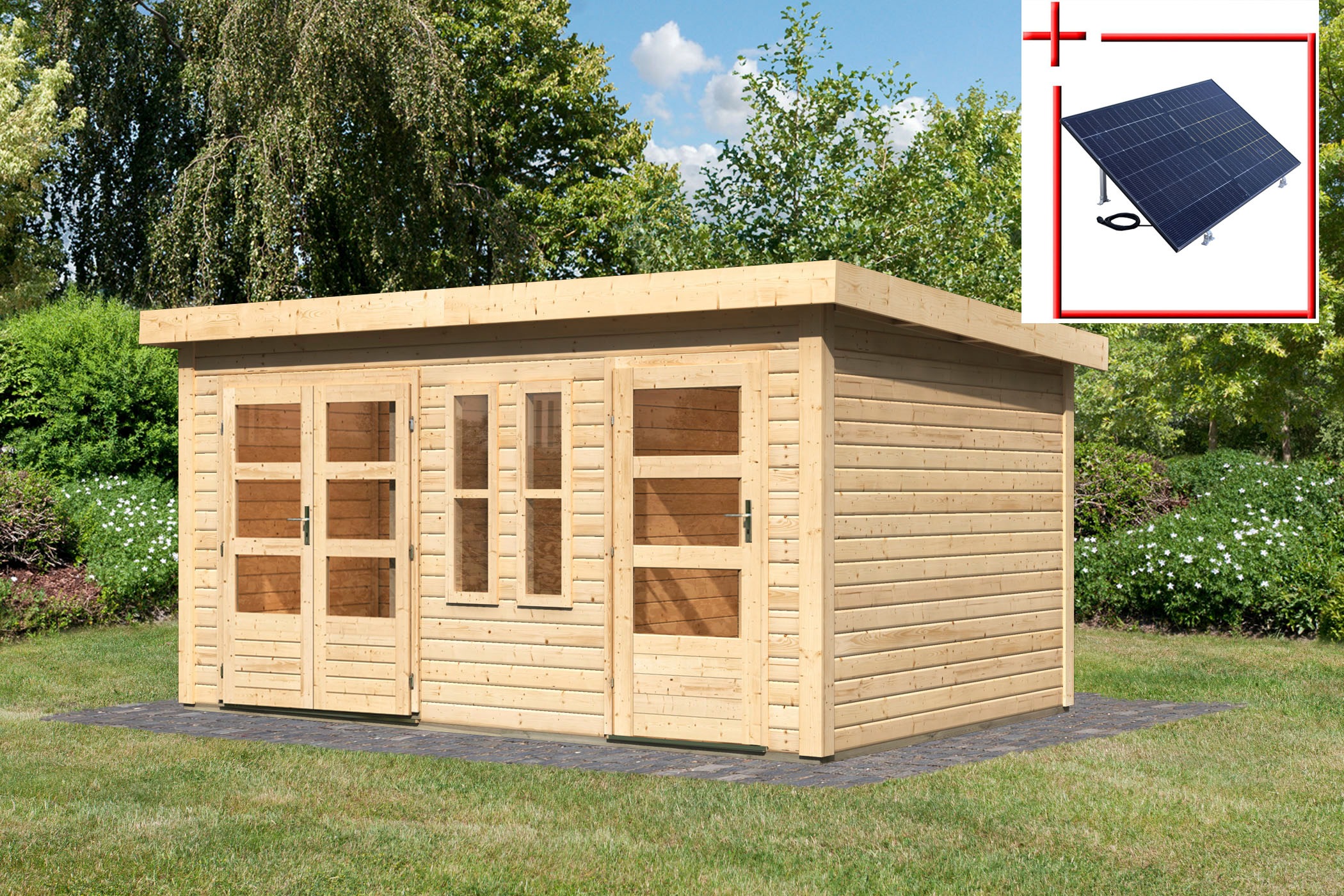 Karibu Gartenhaus "Prenzlau" günstig online kaufen