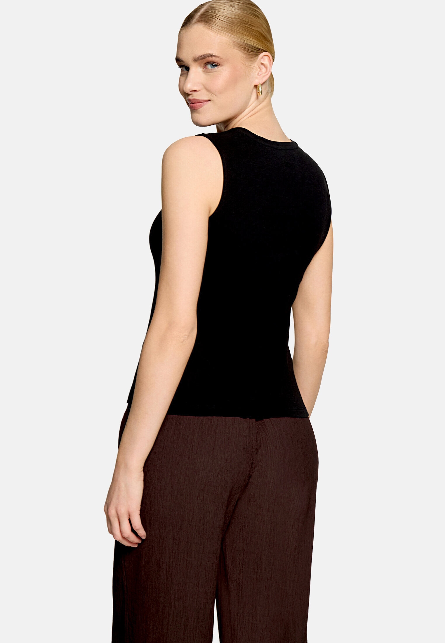 Zero T-Shirt »Damen Shirt mit V-Ausschnitt« 1 Material