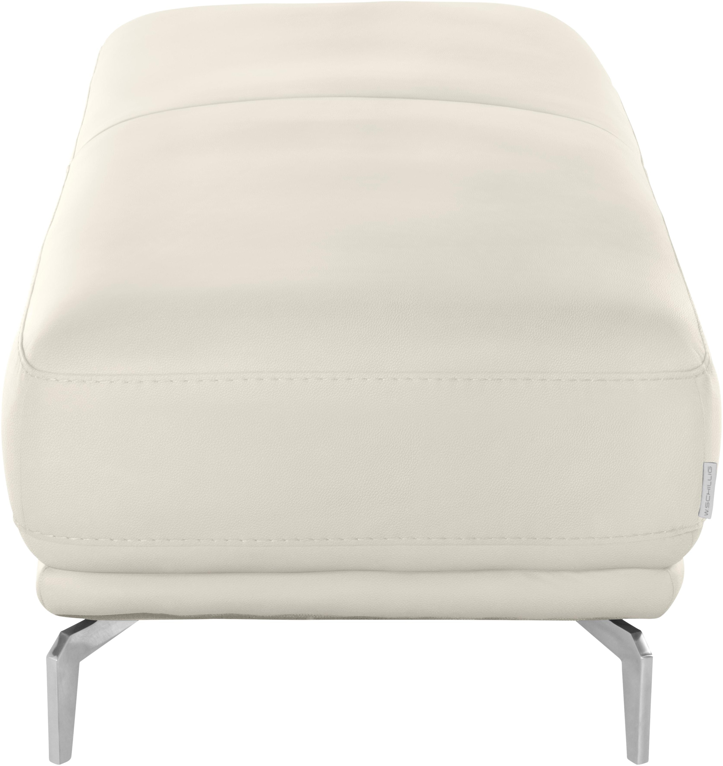W.SCHILLIG Hocker »montanaa«, mit Metallfüßen in Chrom glänzend, Breite 141 cm