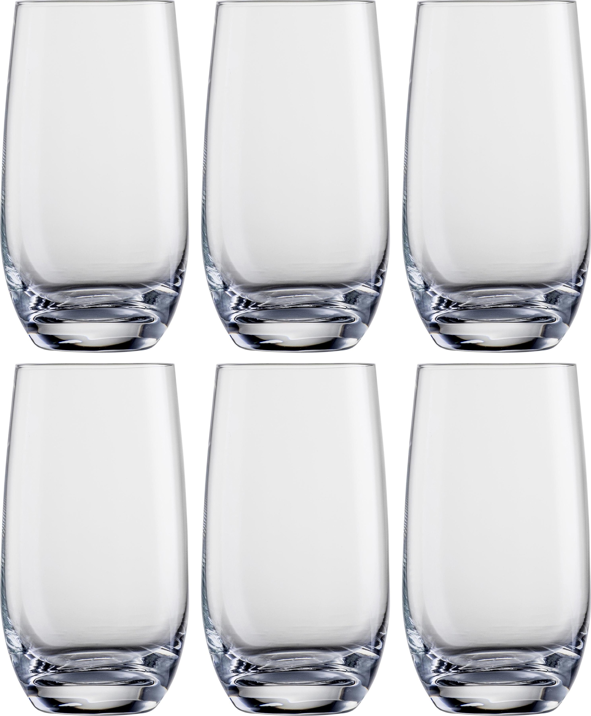 Longdrinkglas, (Set, 6 tlg.), bleifrei, 490 ml, 6-teilig