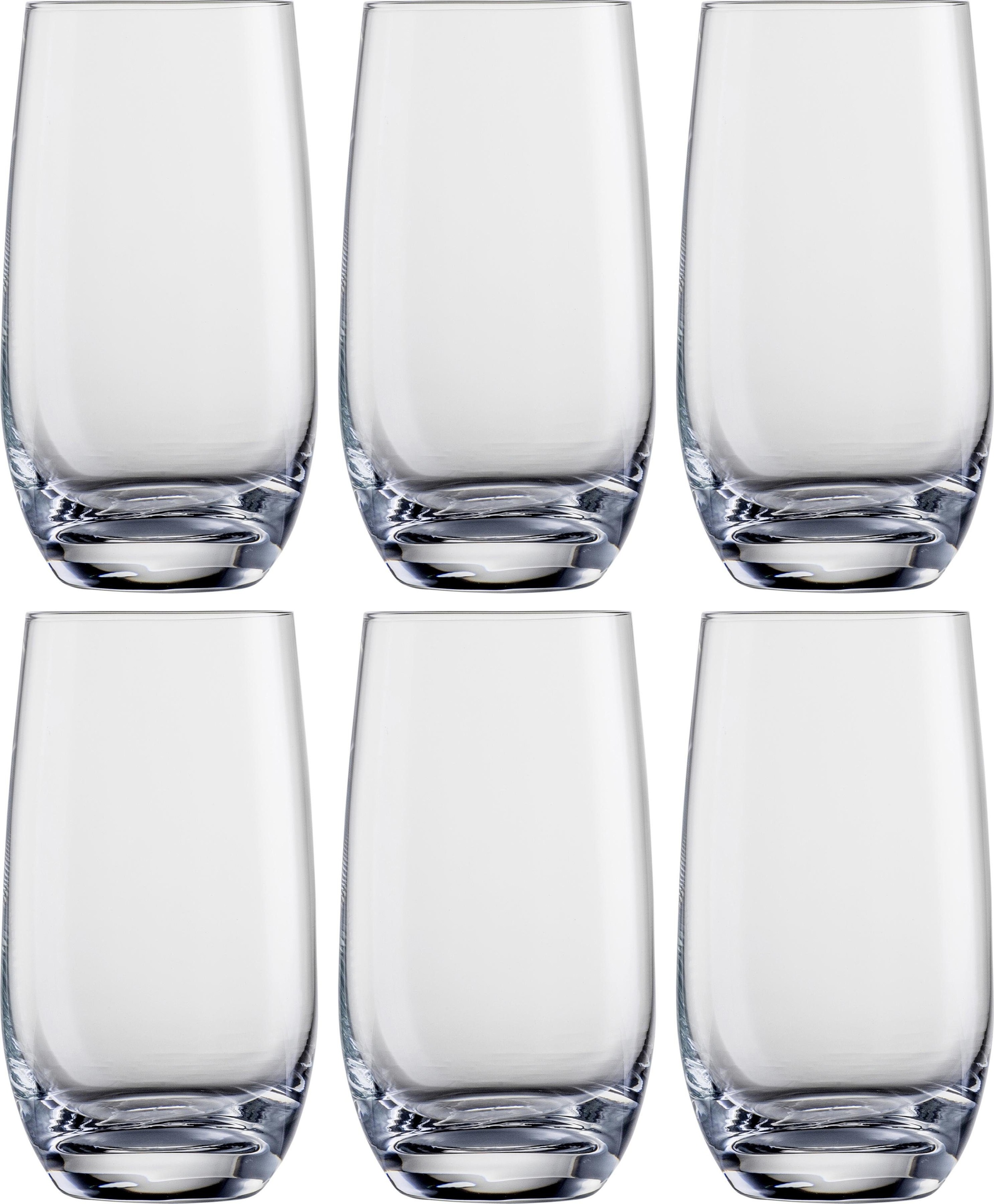 Eisch Longdrinkglas, (Set, 6 tlg.), bleifrei, 490 ml, 6-teilig
