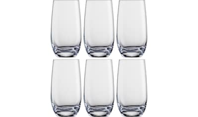 Longdrinkglas, (Set, 6 tlg.), bleifrei, 490 ml, 6-teilig