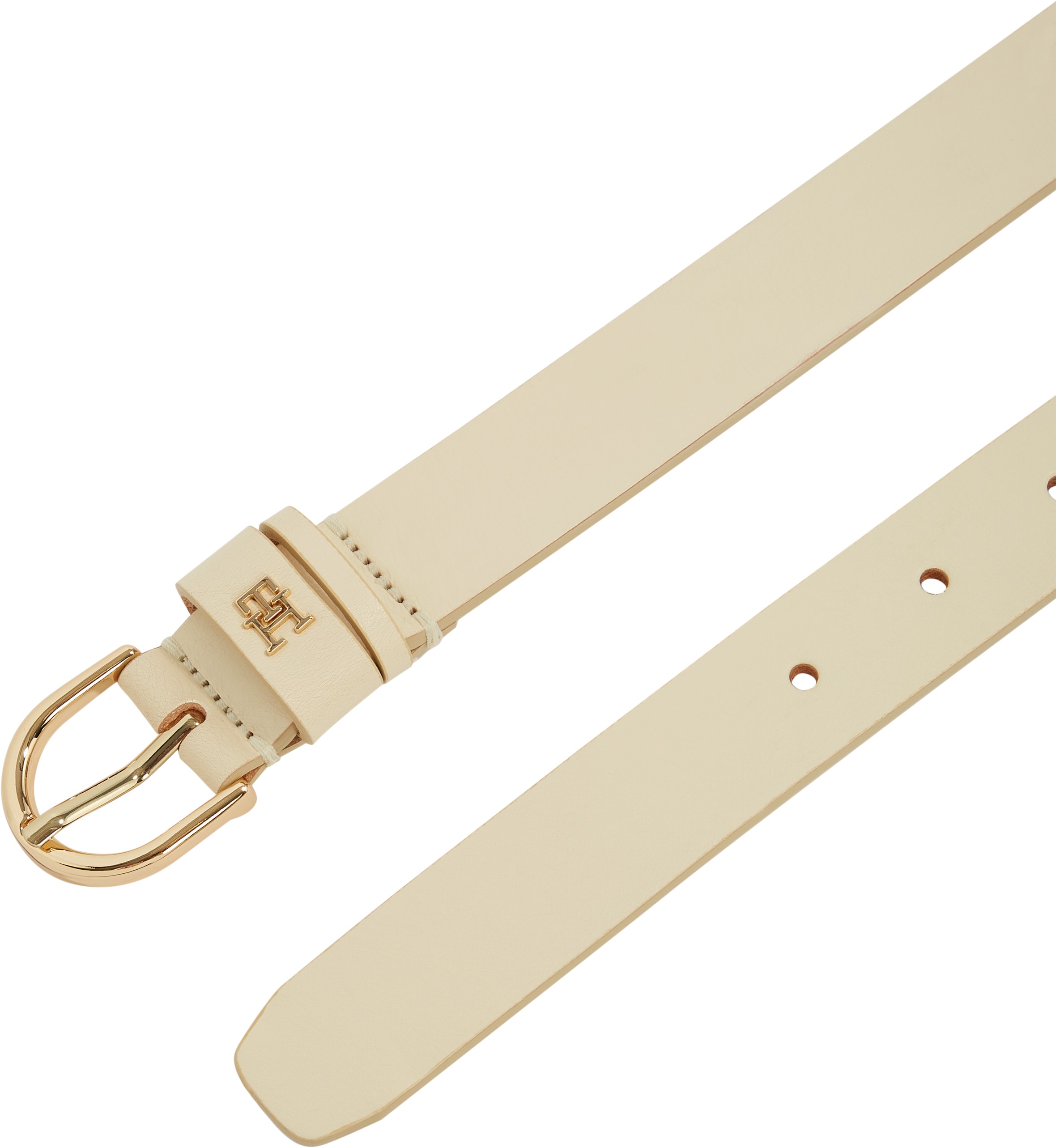 Tommy Hilfiger Ledergürtel »ESSENTIAL EFFORTLESS 2.5«, Logoemblem, weiche Haptik, ovale Einfachdornschließe