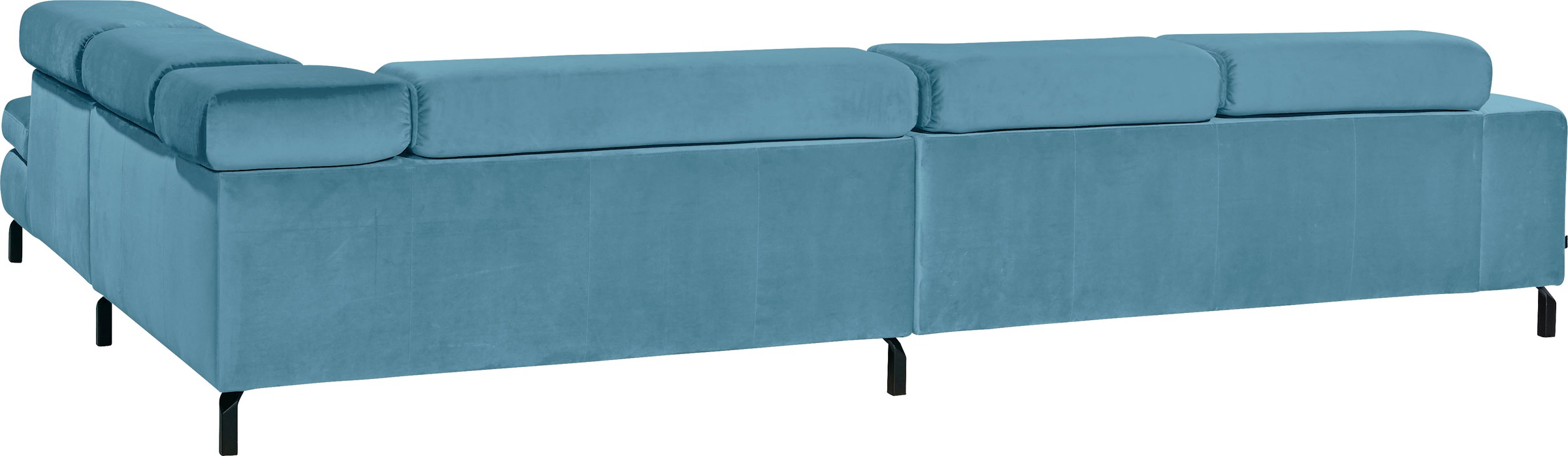 GALLERY M branded by Musterring Ecksofa »Felicia Due L-Form«, Wahlweise mit Sitzvorzug, inkl. Kopfteilverstellung, Sitzhöhe 40 cm