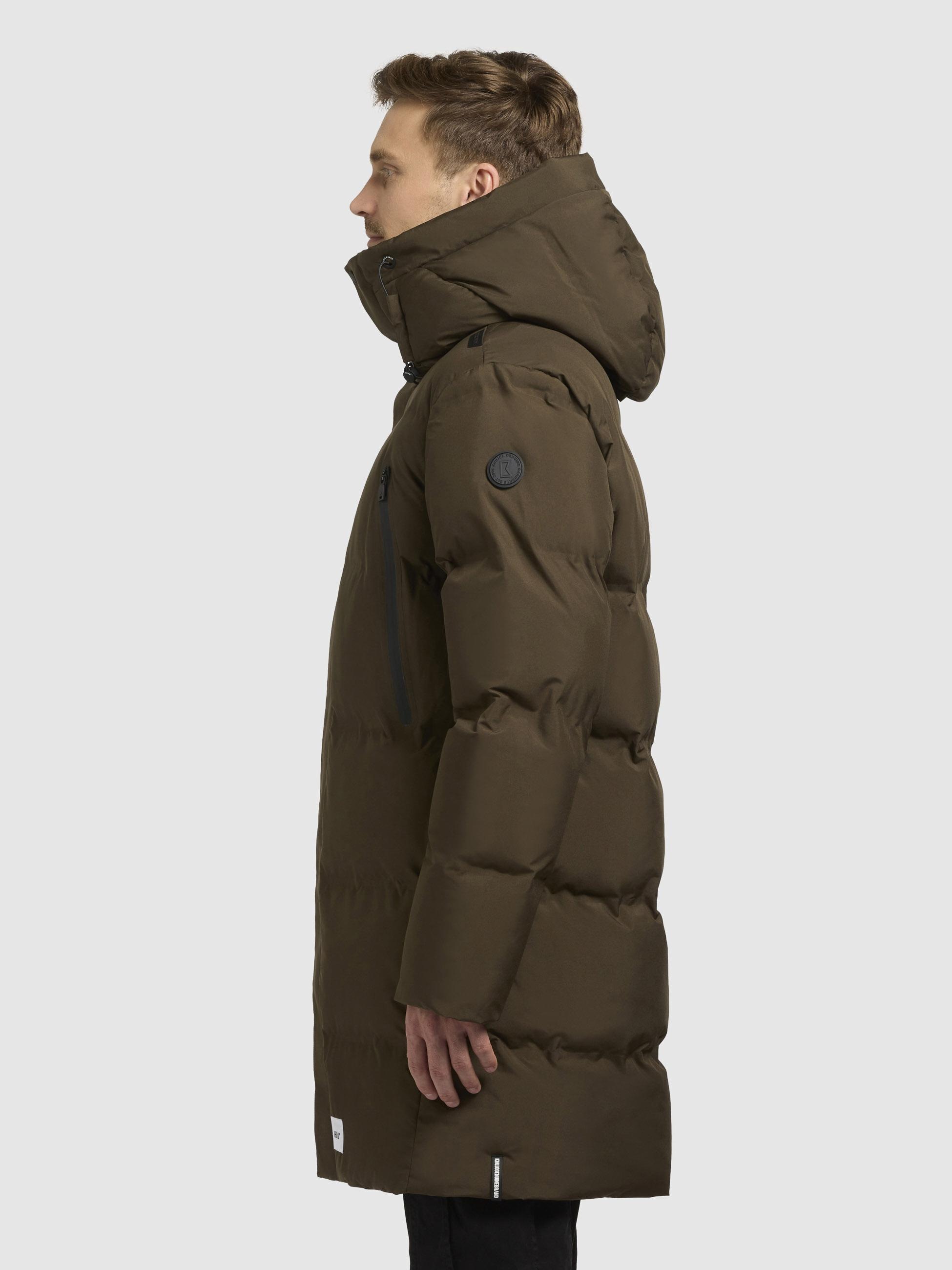 khujo Steppmantel "Morse2-YM" Urbaner Herren Mantel mit Kapuze und Rucksack günstig online kaufen