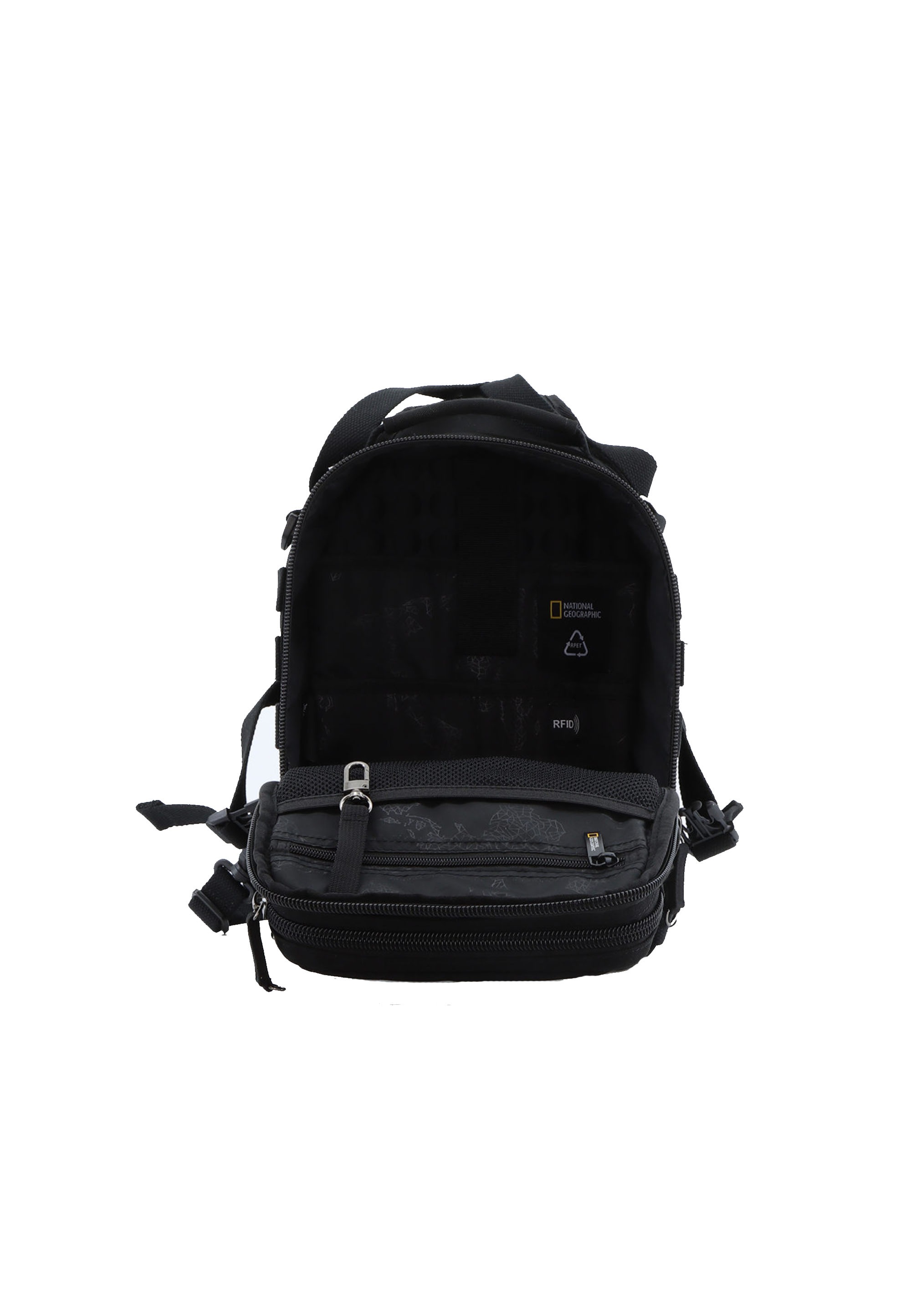 NATIONAL GEOGRAPHIC Cityrucksack »Milestone«, aus recycelten PET-Flaschen