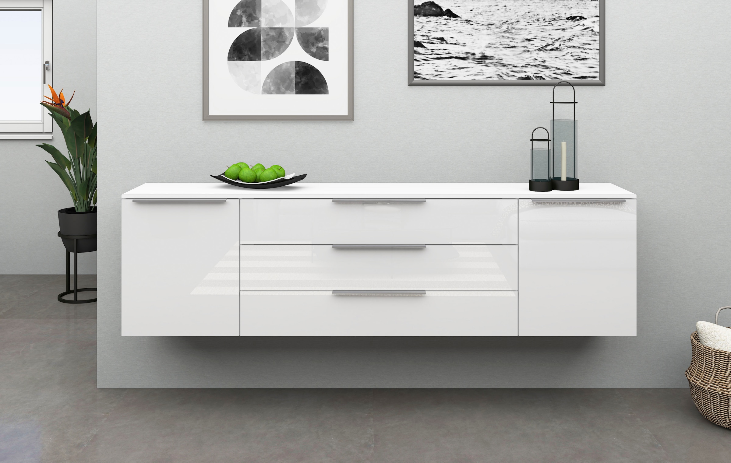 borchardt Möbel Sideboard »Oliva«, Breite 166 oder 200 cm