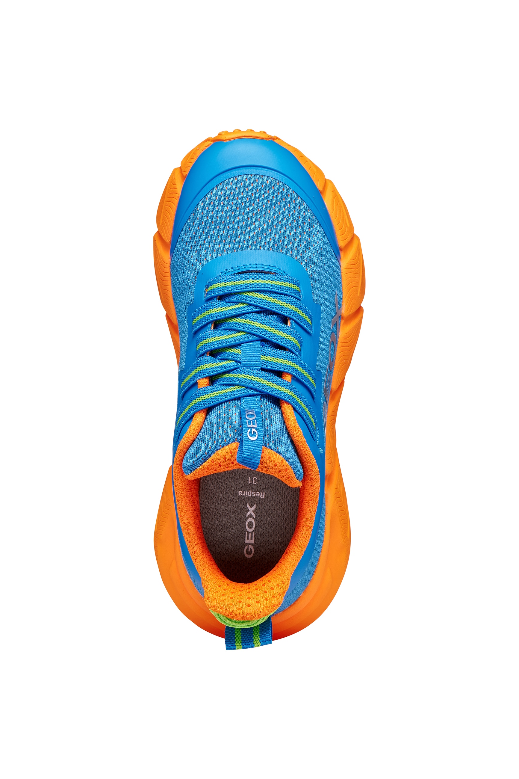 Geox Sneaker »J FLEXYPER FAST BOY«  Slipper mit auffälliger Laufsohle, Größenschablone zum Download