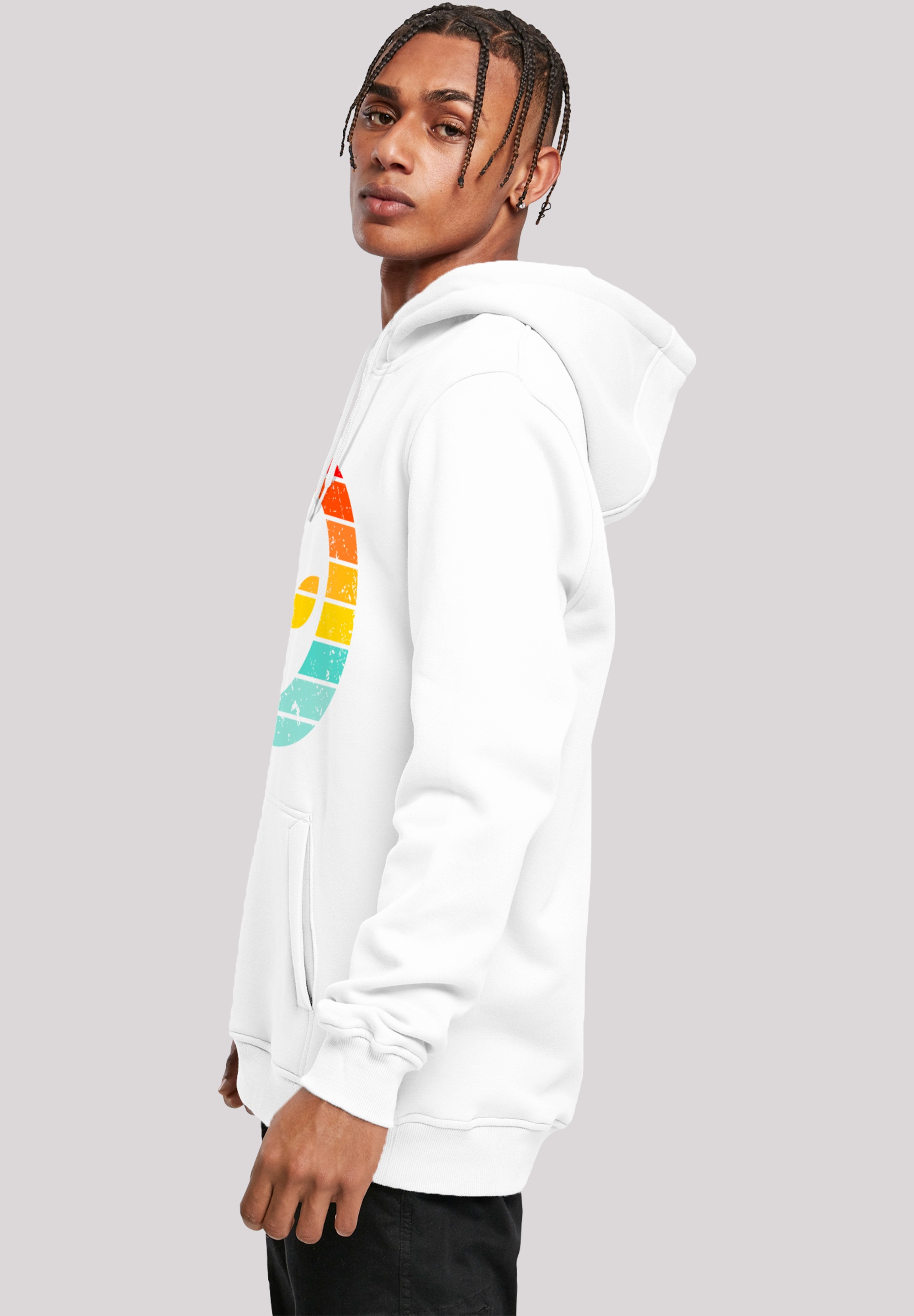 F4NT4STIC Kapuzenpullover »Alien Retro Sonnenuntergang«, Premium Qualität