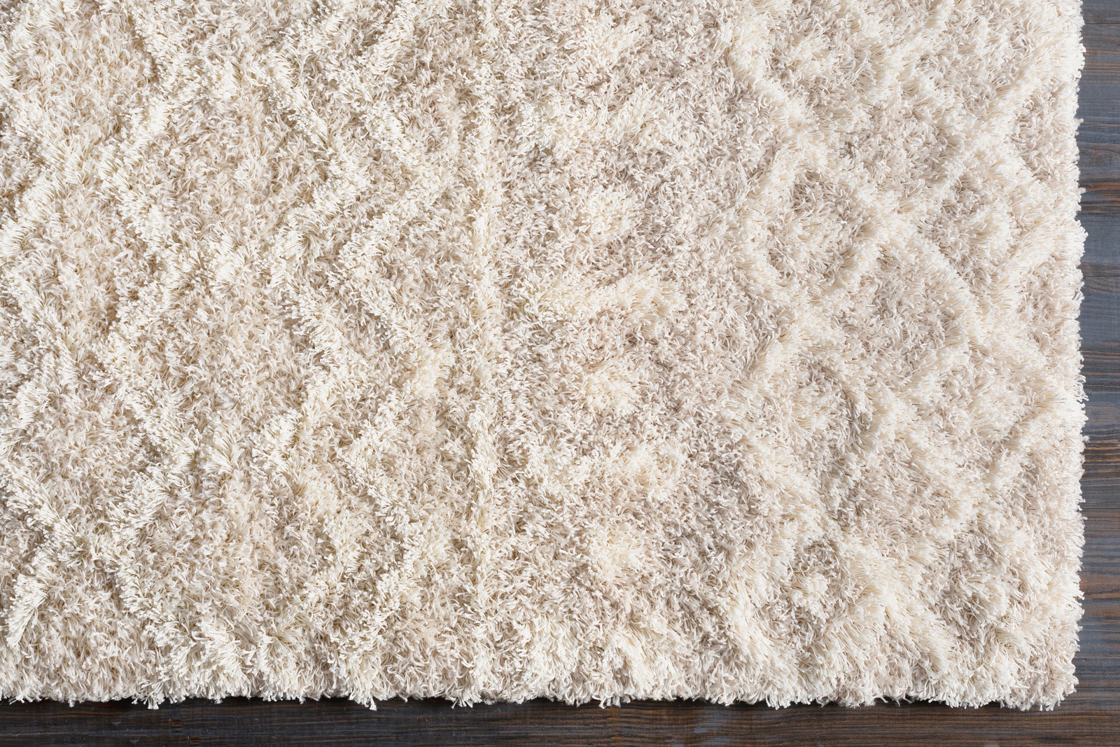 Hochflor-Teppich LIVABLISS "DUBAI", beige, B:160cm H:52mm L:220cm, Kunstfaser, Polypropylen, Teppiche, Boho Shaggy Teppich, Weich, Flauschig, Kuschelig, Schlafzimmer 3