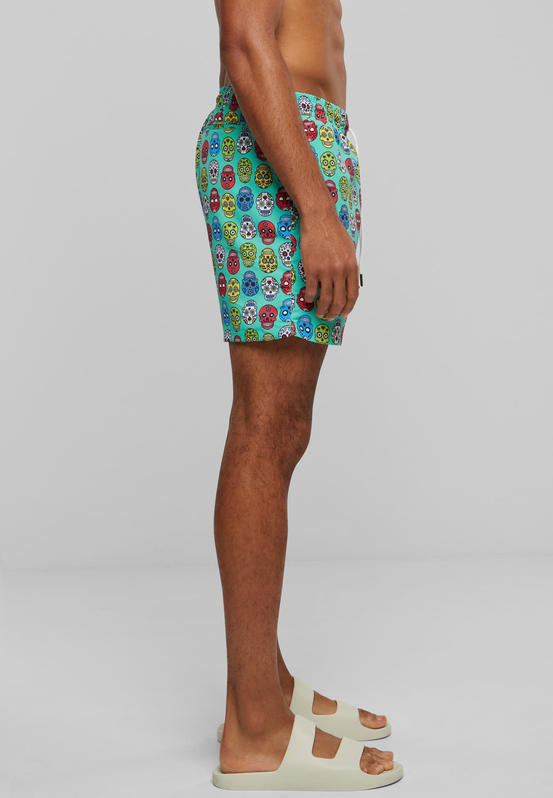 URBAN CLASSICS Badeshorts »Urban Classics Herren Pattern Swim Shorts«