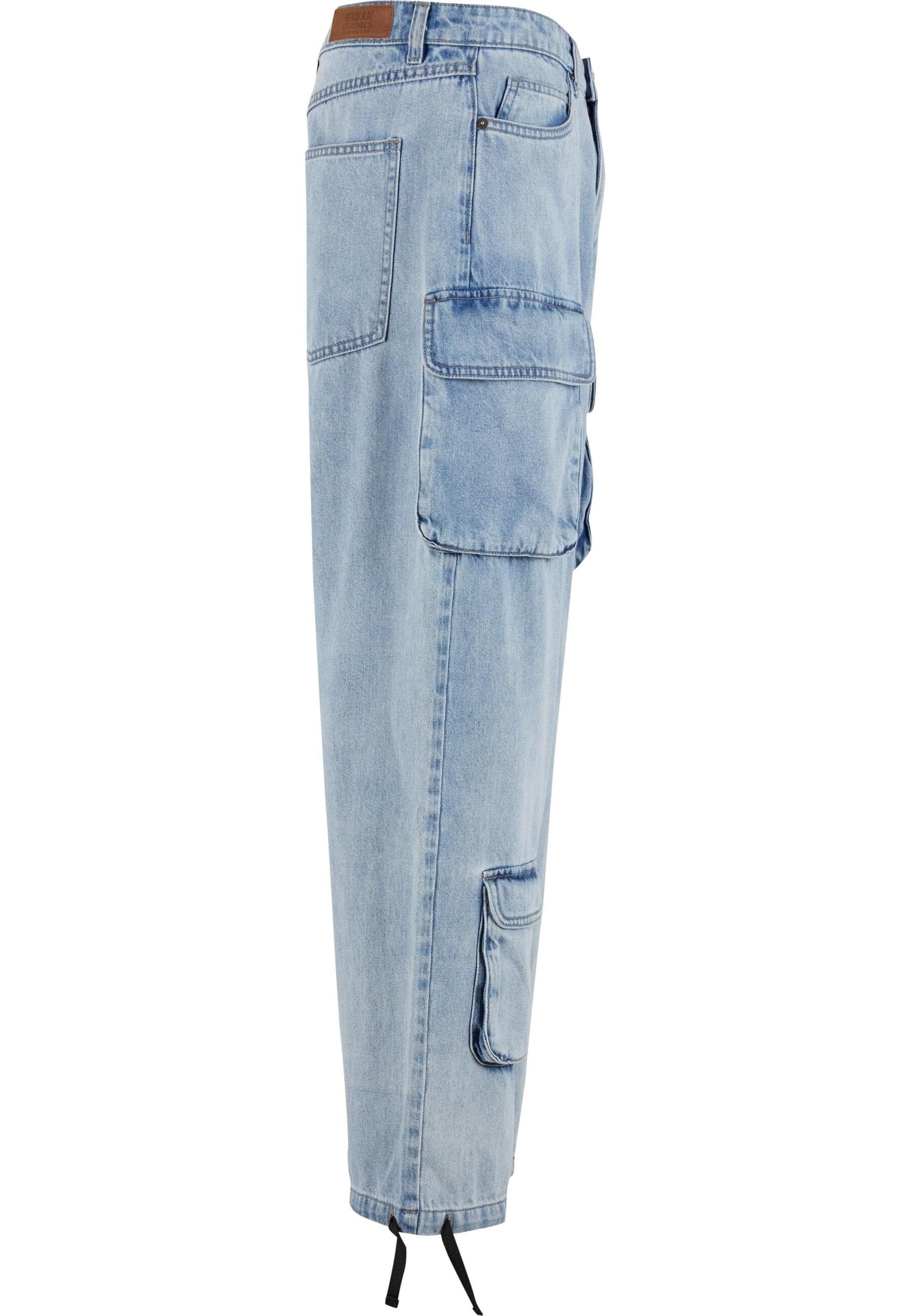 URBAN CLASSICS Cargohose »Urban Classics Multi Pocket Denim Cargo«, (1 tlg.)