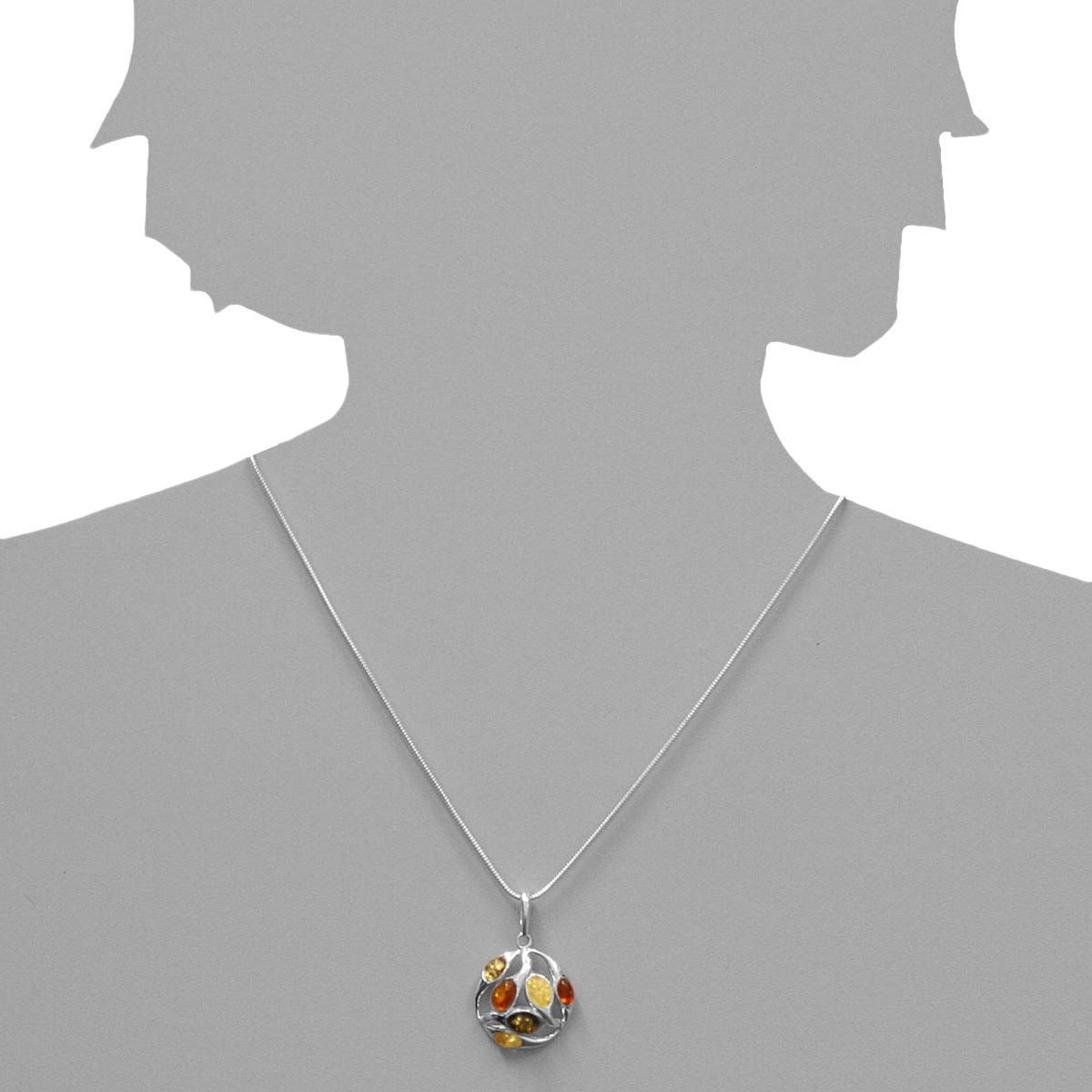 OSTSEE-SCHMUCK Kettenanhänger »- Stina - Silber 925/000 - Bernstein«