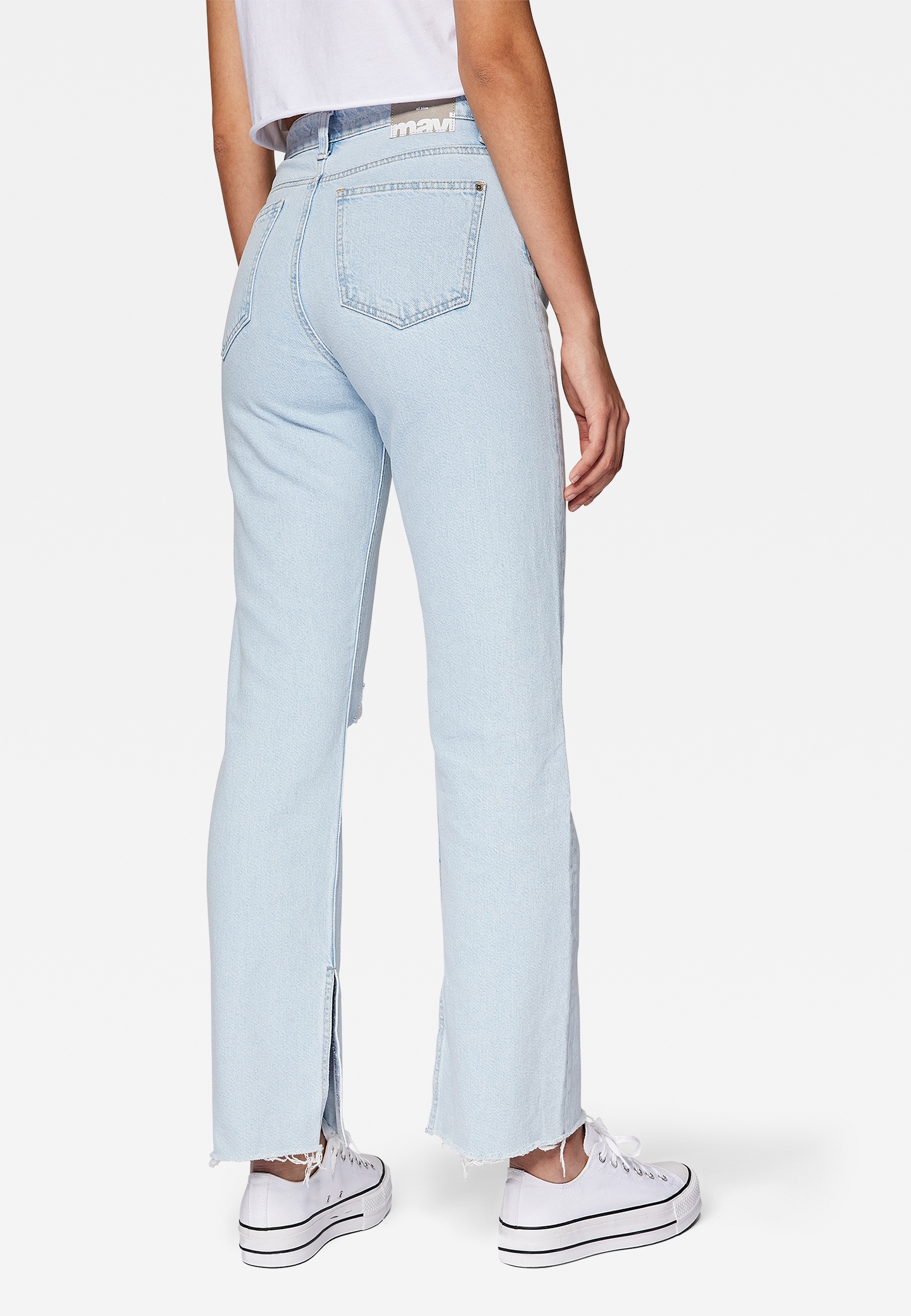 Mavi Straight-Jeans »BARCELONA SLIT«, Straight Leg Jeans mit Schlitz