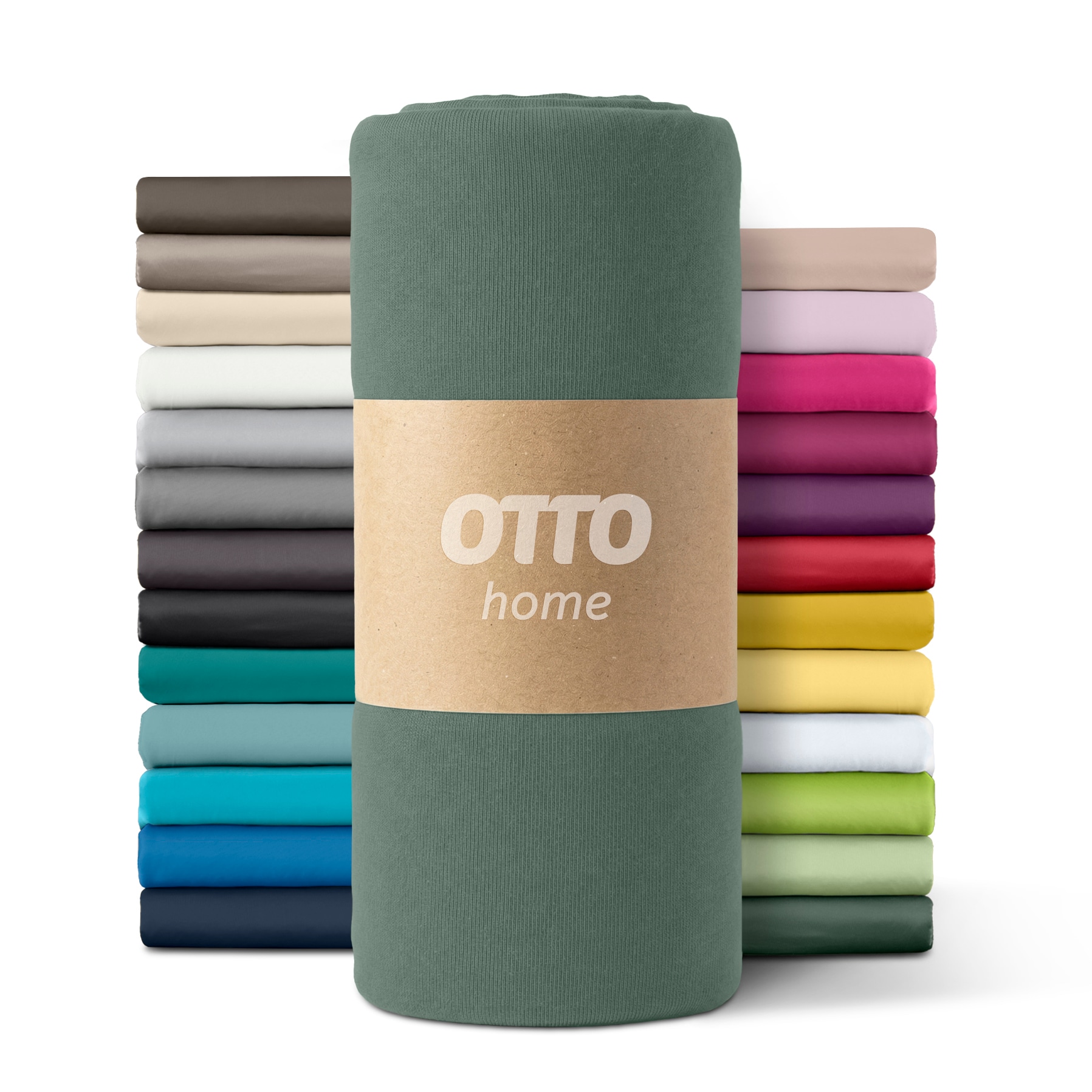 OTTO home Spannbettlaken "PAPRIKA Microfaser-Jersey, pflegeleicht" Bettlaken Laken in Jersey Qualität, schnelltrocknend