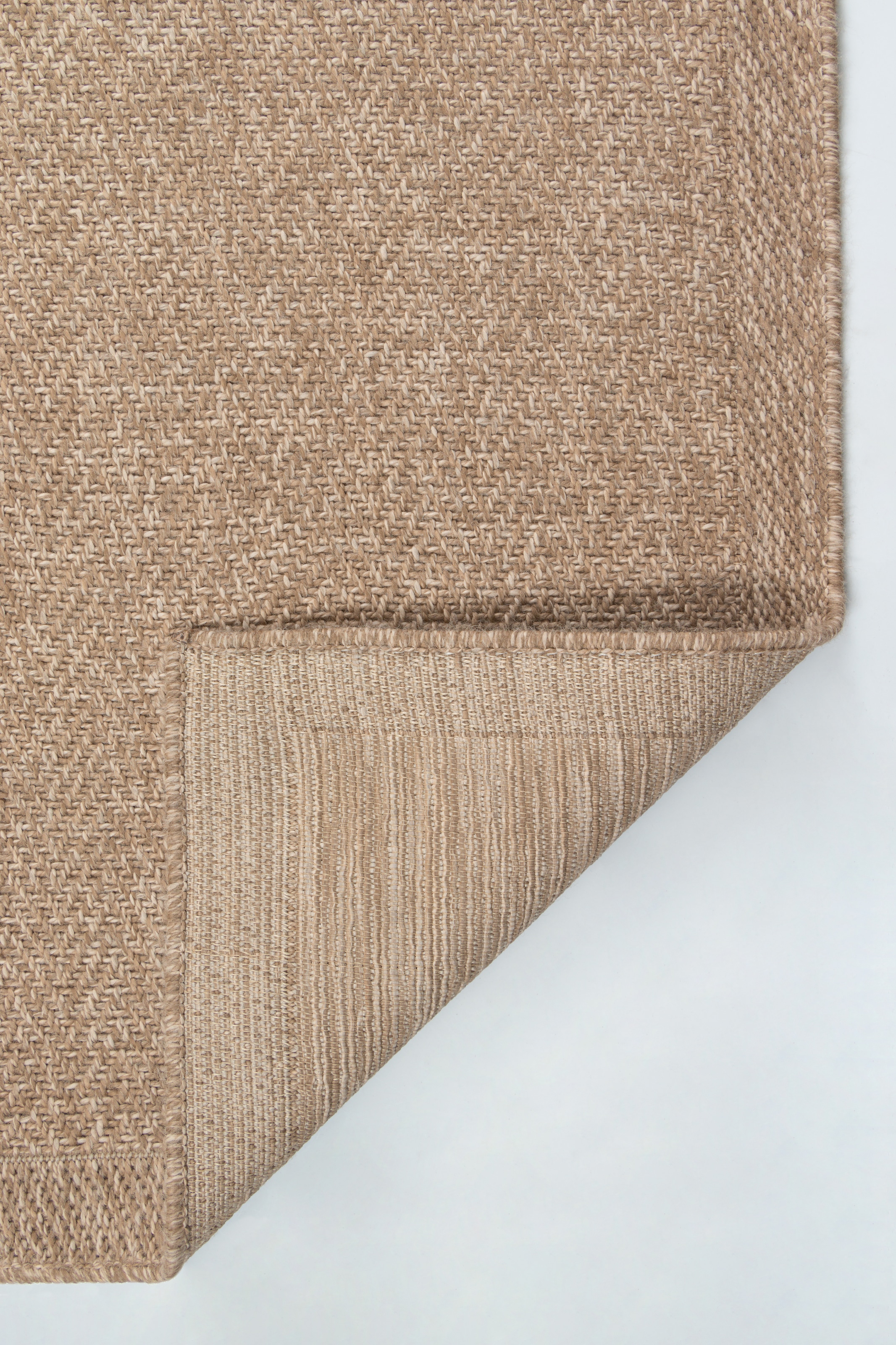 merinos Teppich »Kenzy 8«, rechteckig, 1 mm Höhe, robuster In- und Outdoor Teppich im natürlichen Jute-Look, wetterfest