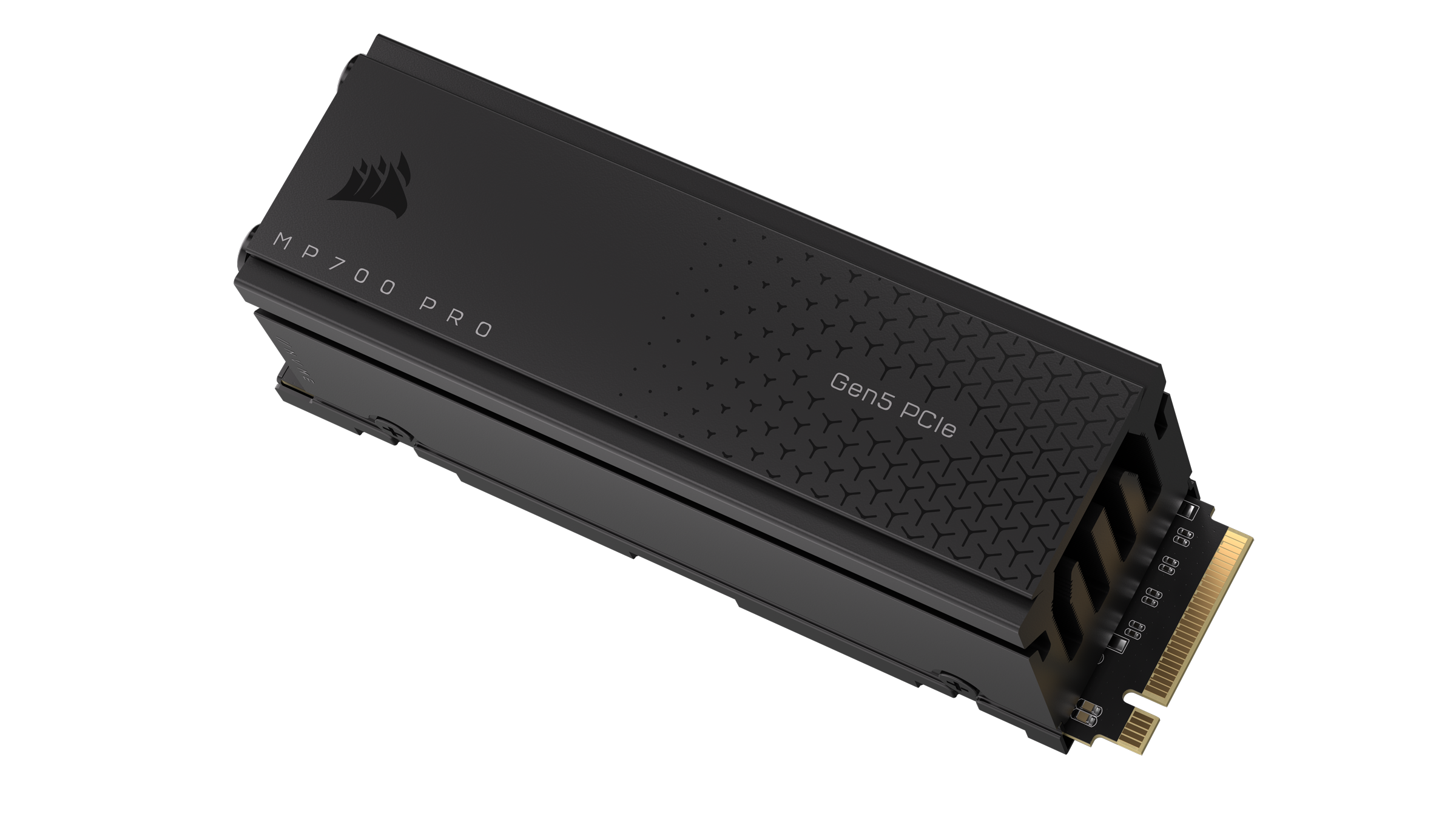 Corsair interne SSD »MP700 PRO 2TB M.2 NVMe PCIe Gen. 5 x4 SSD with Cooler«, Anschluss M.2, Microsoft DirectStorage