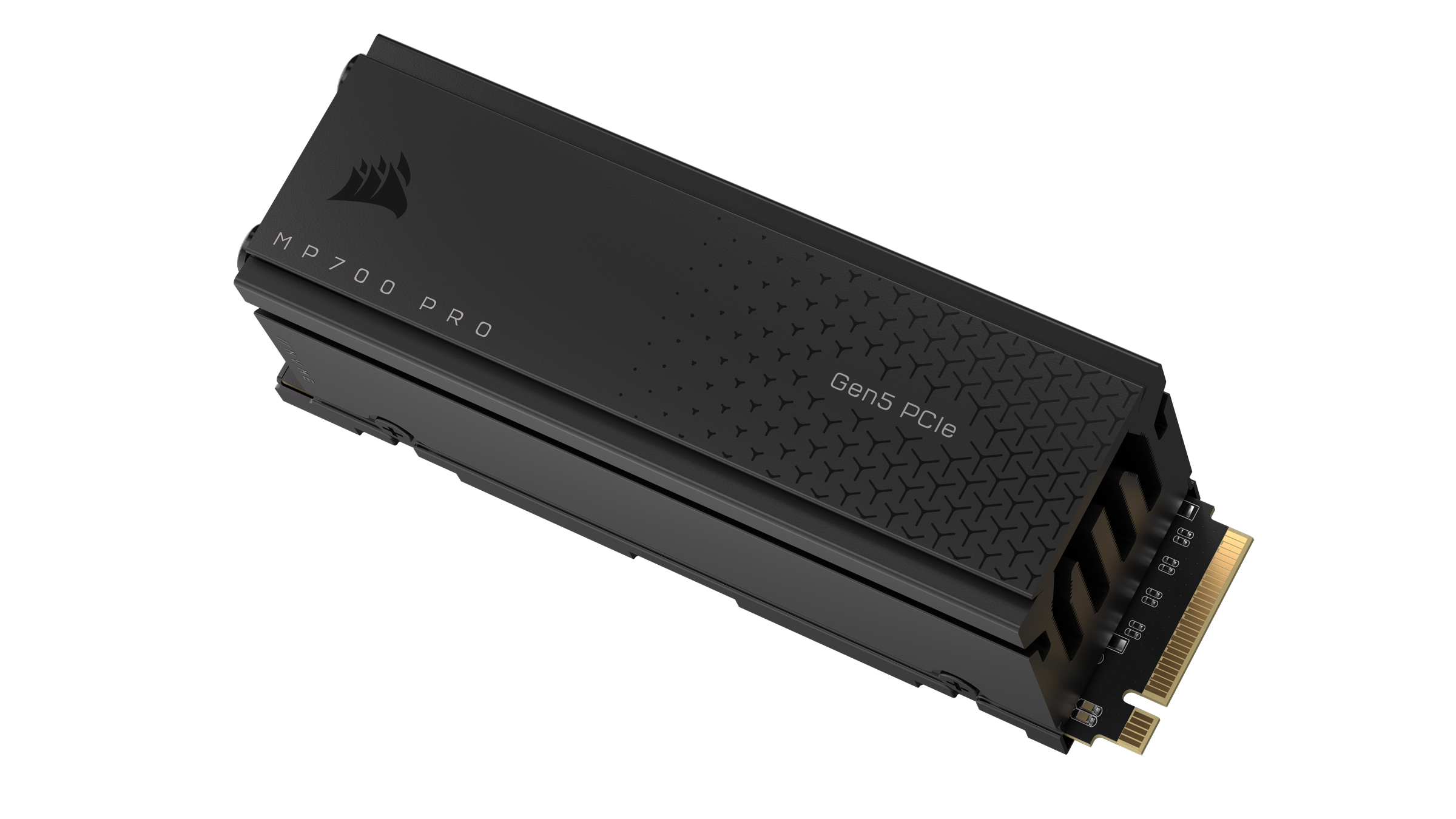 Corsair interne SSD »MP700 PRO 1TB M.2 NVMe PCIe Gen. 5 x4 SSD with Cooler«, Anschluss M.2, Microsoft DirectStorage