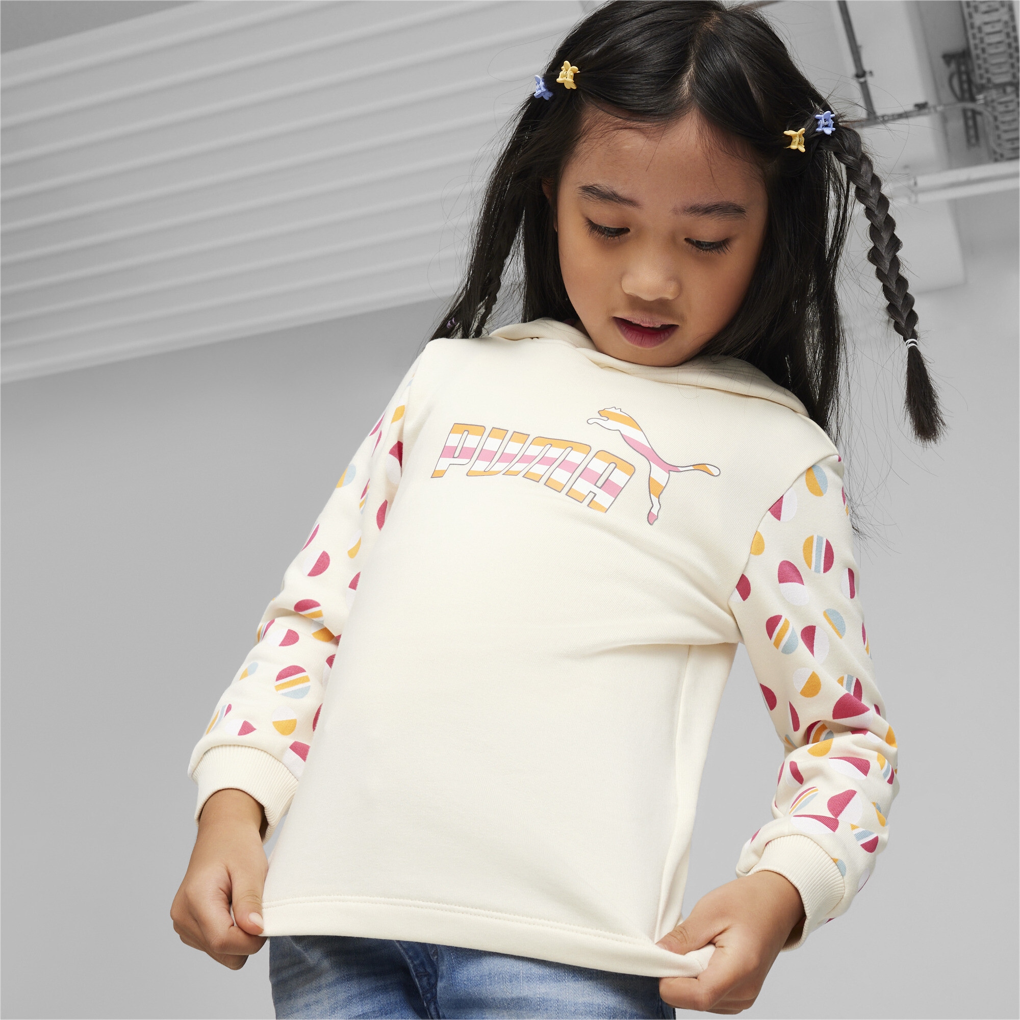 PUMA Kapuzenpullover »ESS+ SUMMER CAMP Hoodie Kinder«