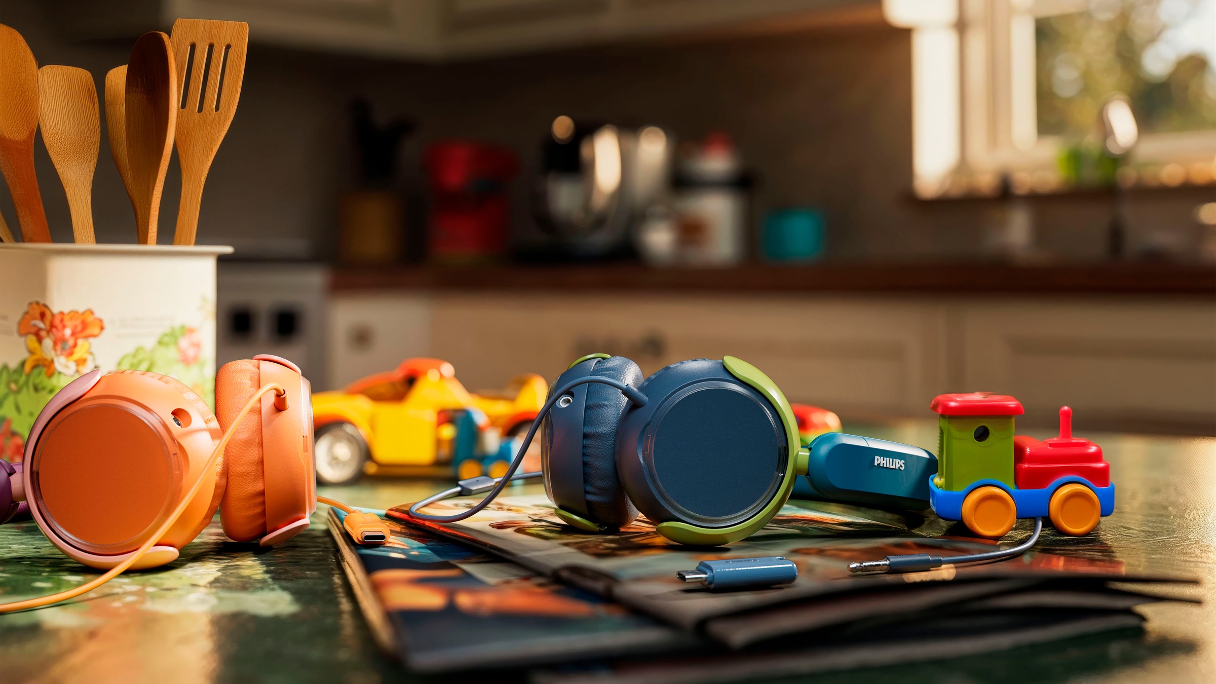 Philips Kinder-Kopfhörer »TAK2000«, Freisprechfunktion-Rauschunterdrückung