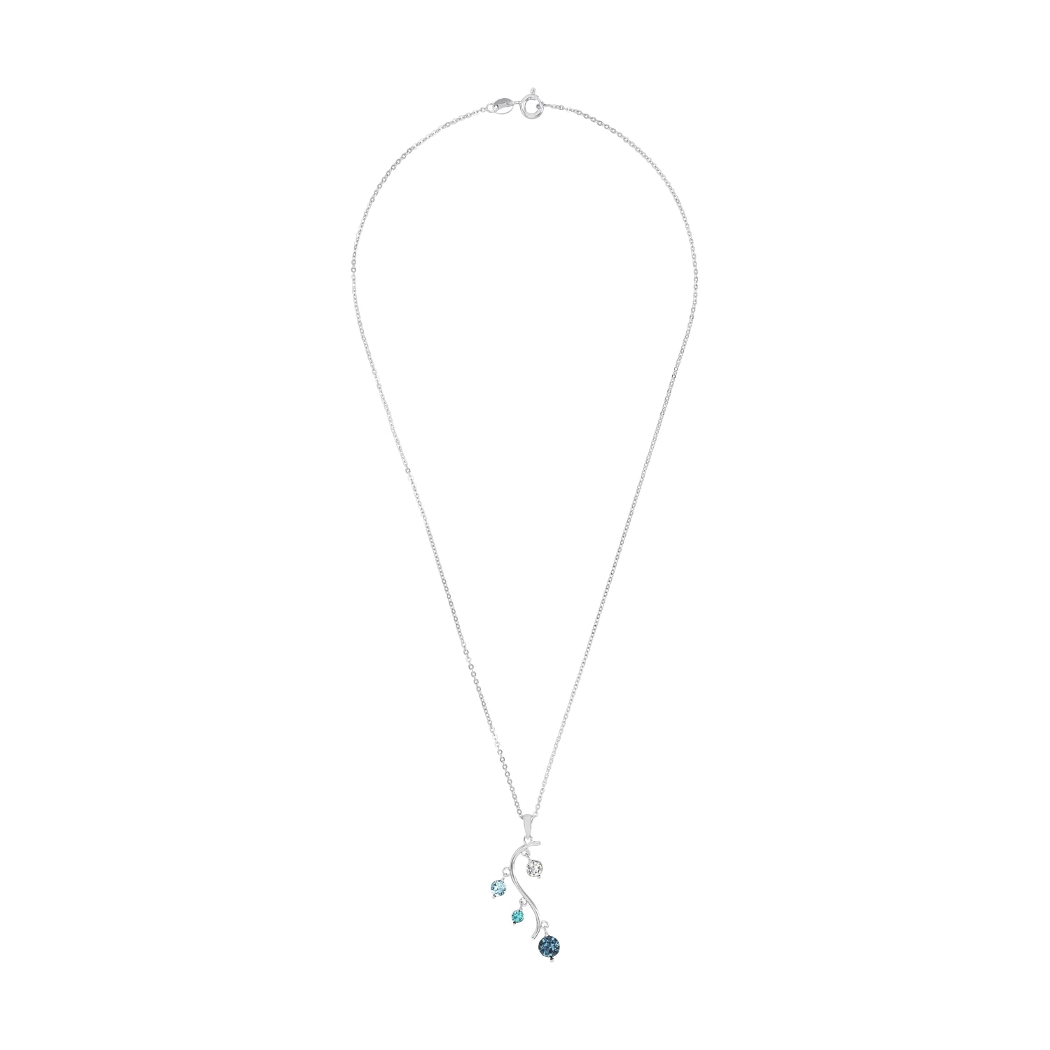 Amor Kette mit Anhänger mit Kristallglas