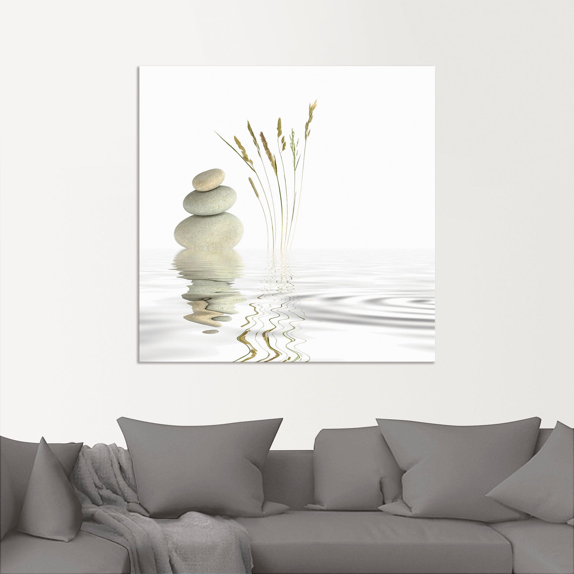 Artland Wandbild »Zen Friede«, Zen, (1 St.), als Alubild, Outdoorbild, Leinwandbild, Poster, Wandaufkleber