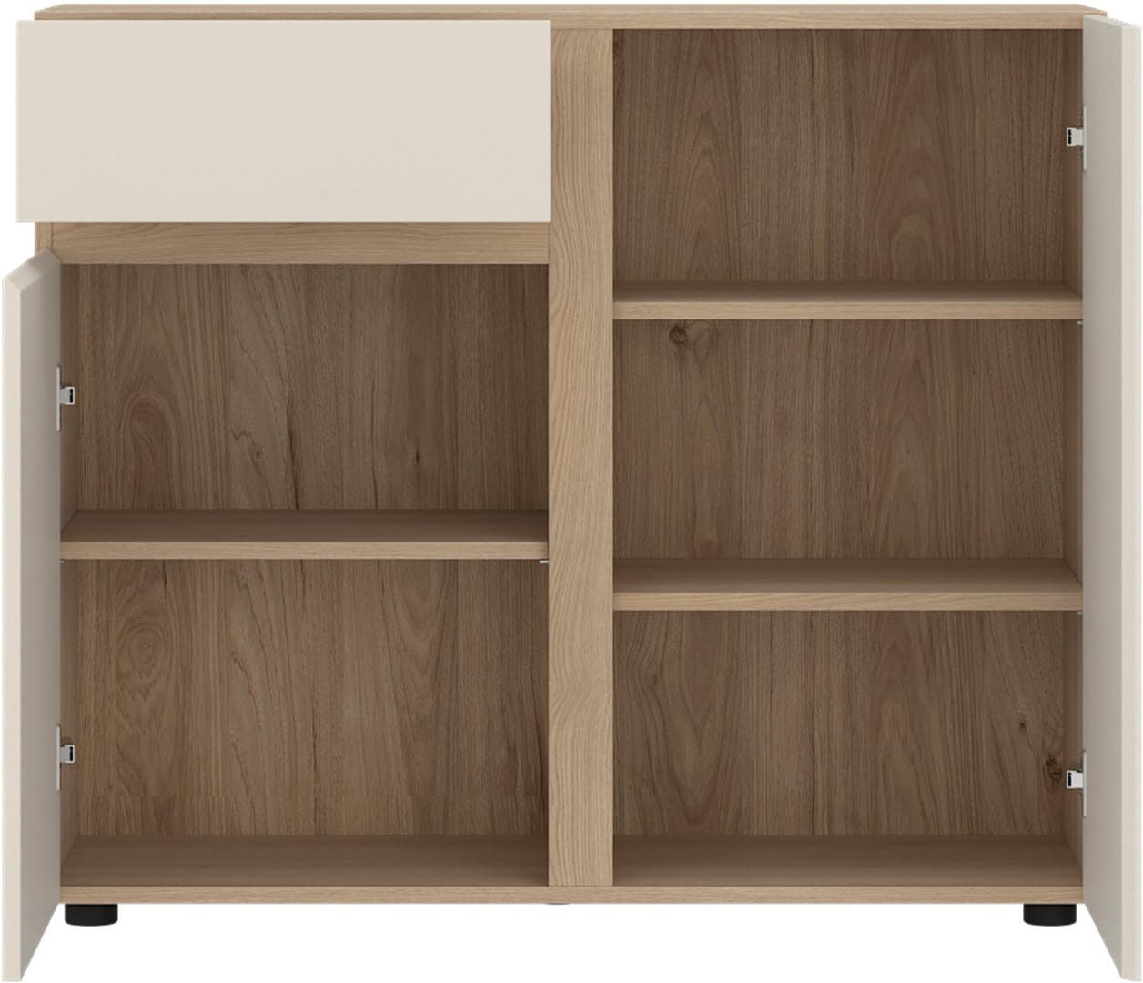 Home affaire Sideboard »TAVERA« Sideboard Breite 100 cm, modern, grifflos, viel Stauraum