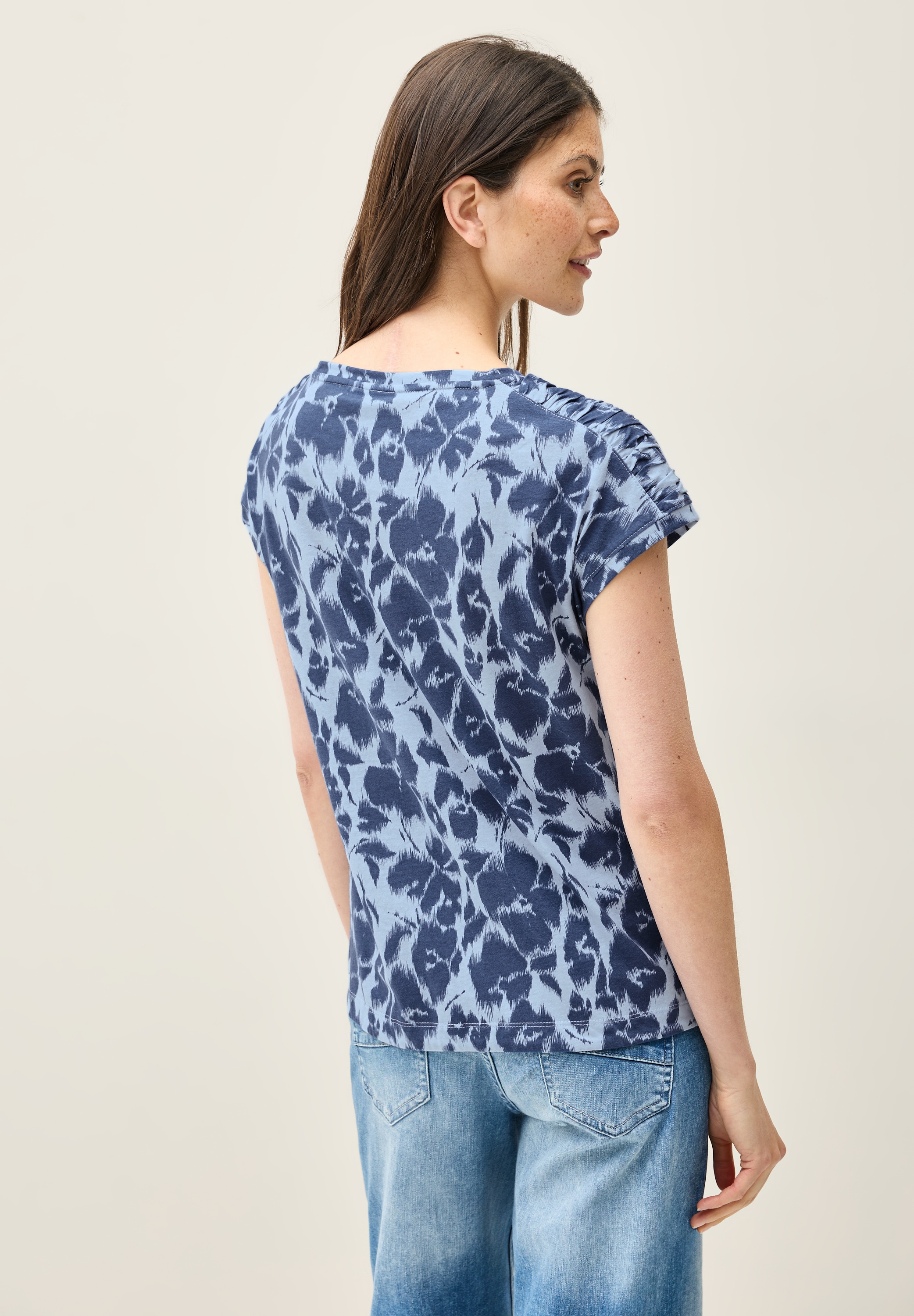 Cecil T-Shirt, mit U-Boot-Ausschnitt